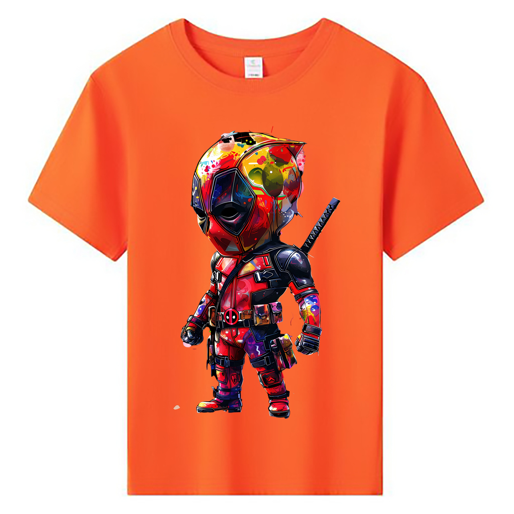 Deadpool デッドプール 綿100％キッズTシャツ（フロントプリント）