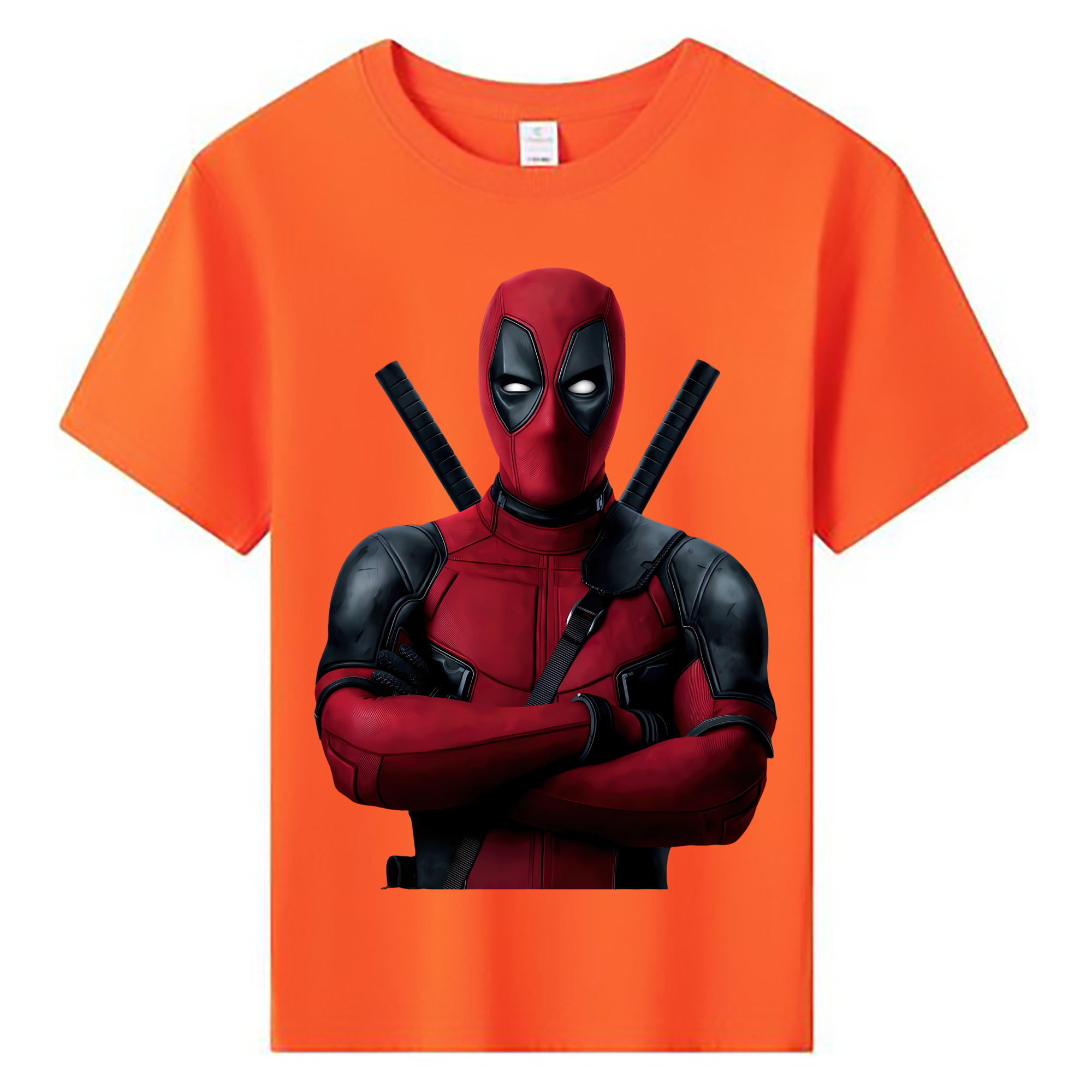 （画像用） Deadpool デッドプール 綿100％キッズTシャツ（フロントプリント）