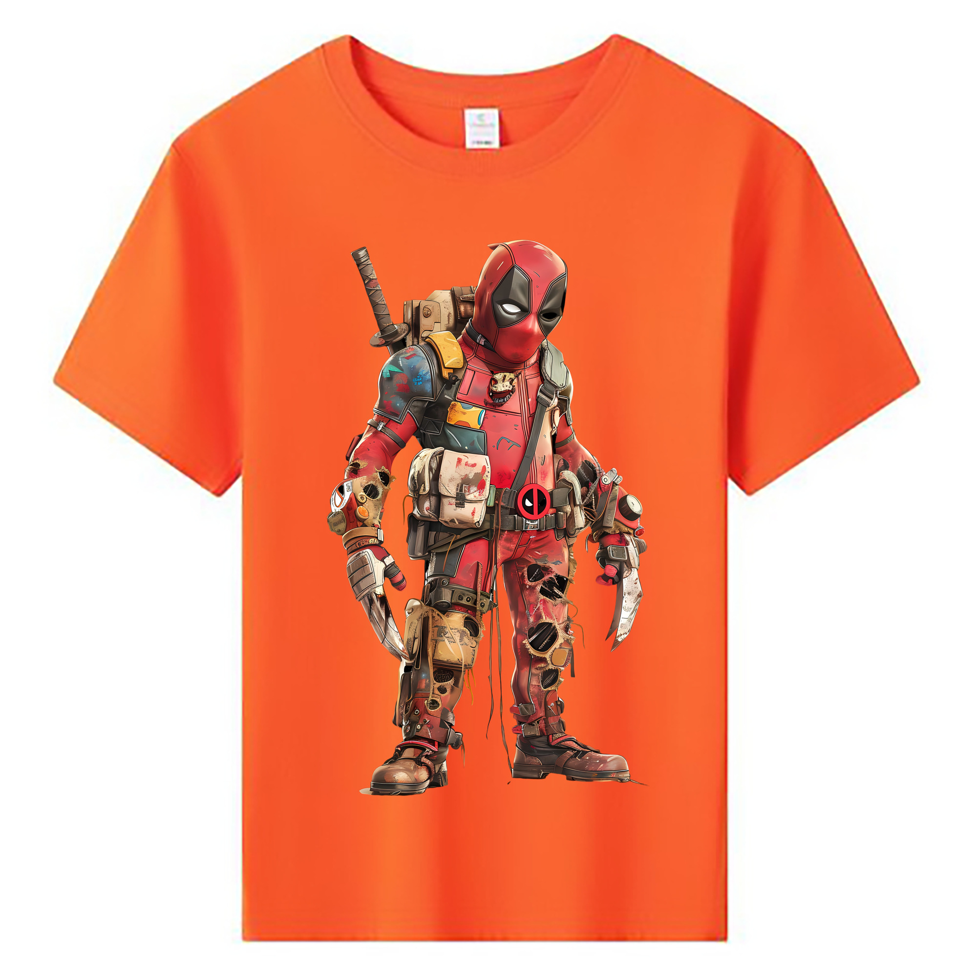（画像用） Deadpool デッドプール 綿100％キッズTシャツ（フロントプリント）