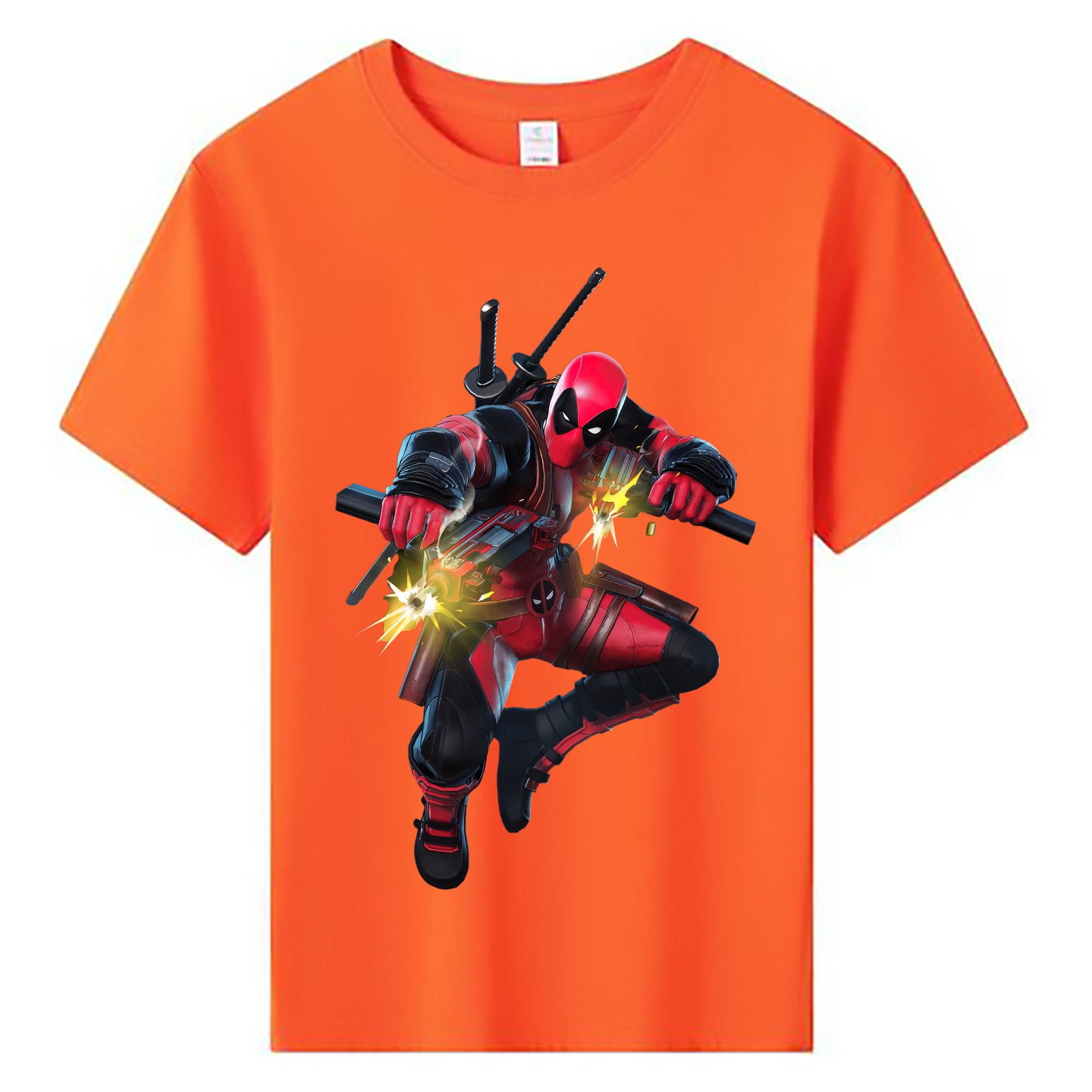 Deadpool デッドプール 綿100％キッズTシャツ（フロントプリント）