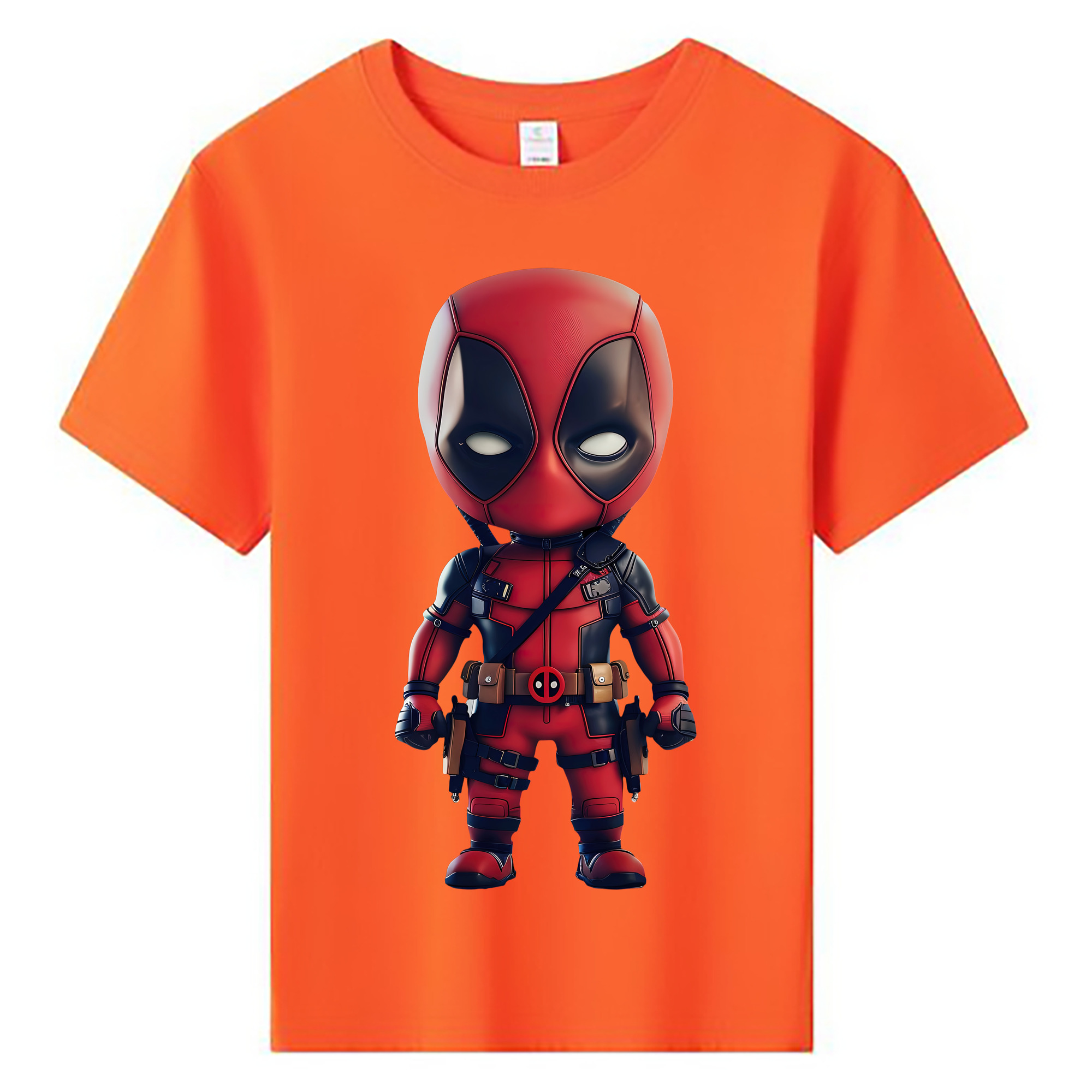 （画像用） Deadpool デッドプール 綿100％キッズTシャツ（フロントプリント）