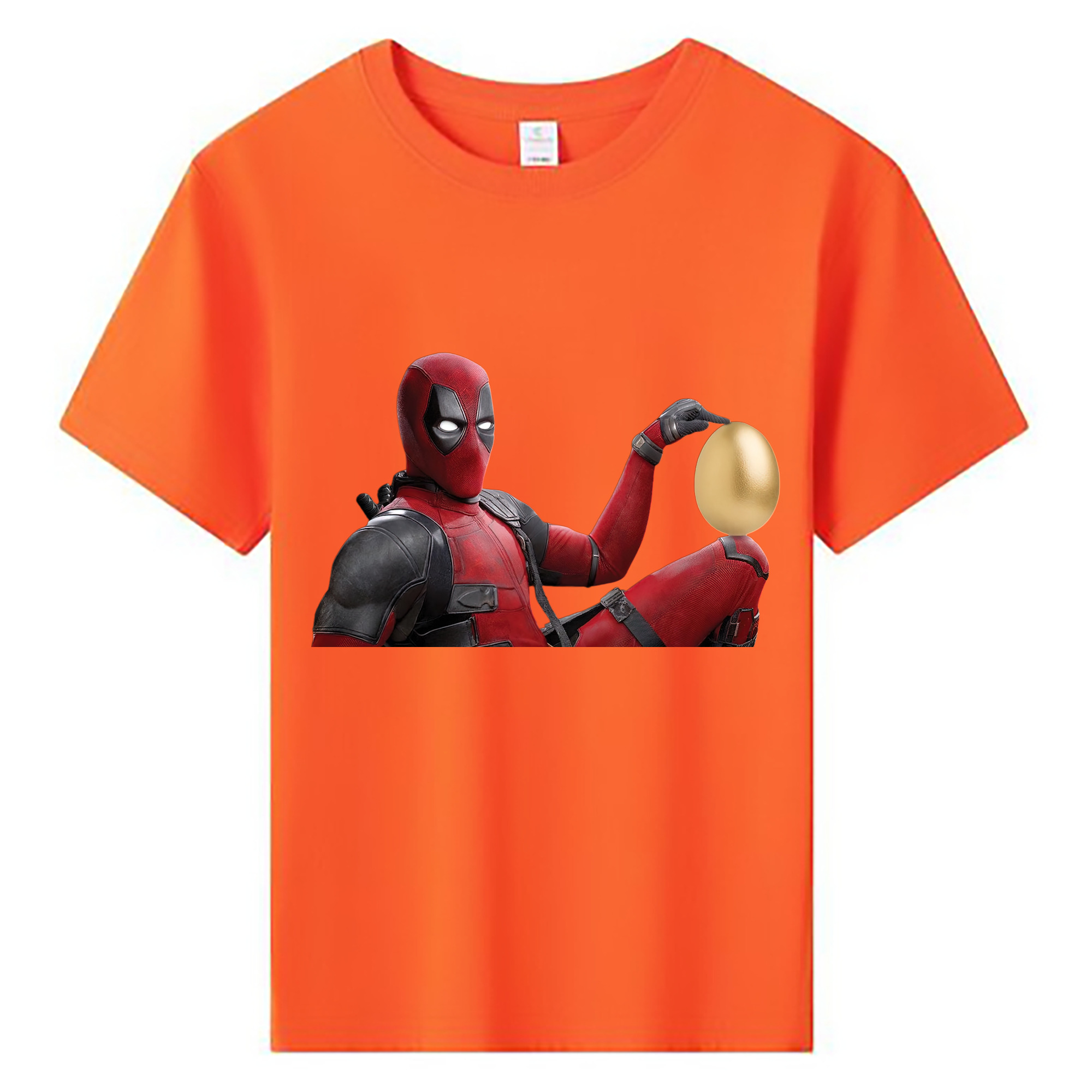 （画像用） Deadpool デッドプール 綿100％キッズTシャツ（フロントプリント）