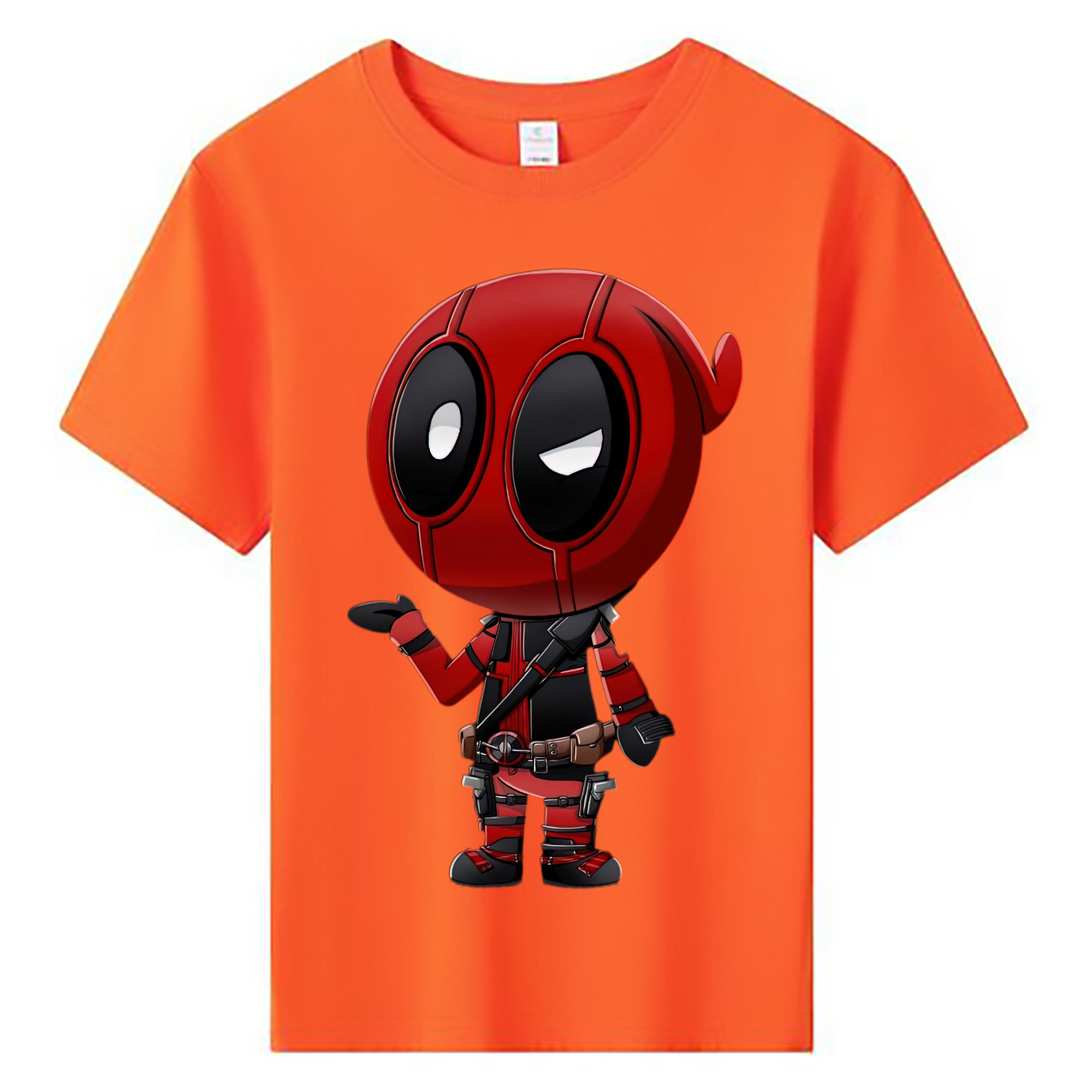 （画像用） Deadpool デッドプール 綿100％キッズTシャツ（フロントプリント）