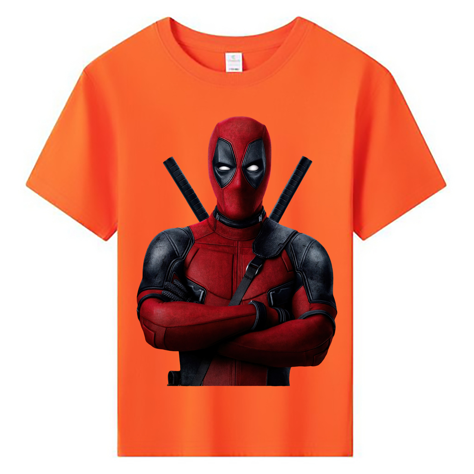 （画像用） Deadpool デッドプール 綿100％キッズTシャツ（フロントプリント）