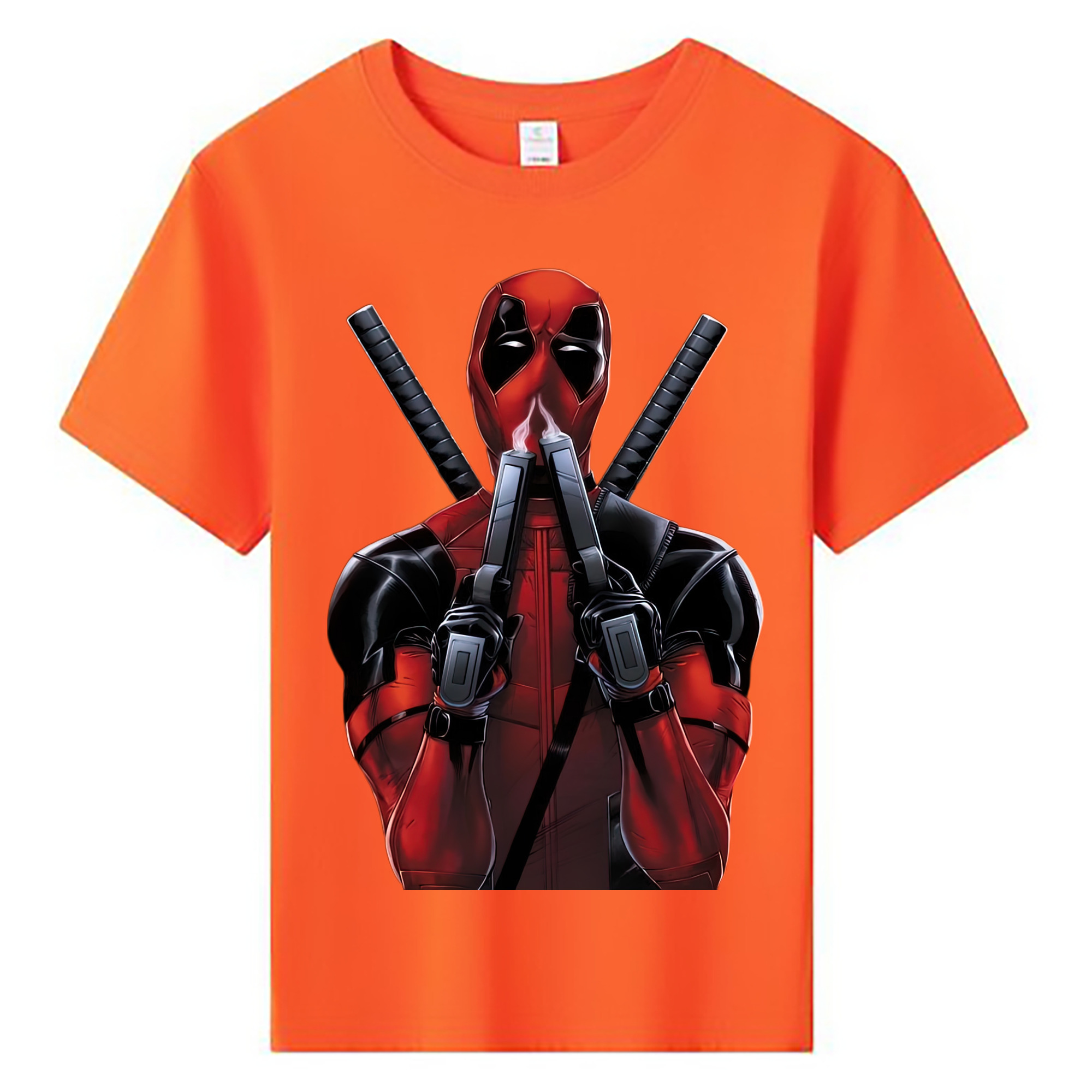 （画像用） Deadpool デッドプール 綿100％キッズTシャツ（フロントプリント）