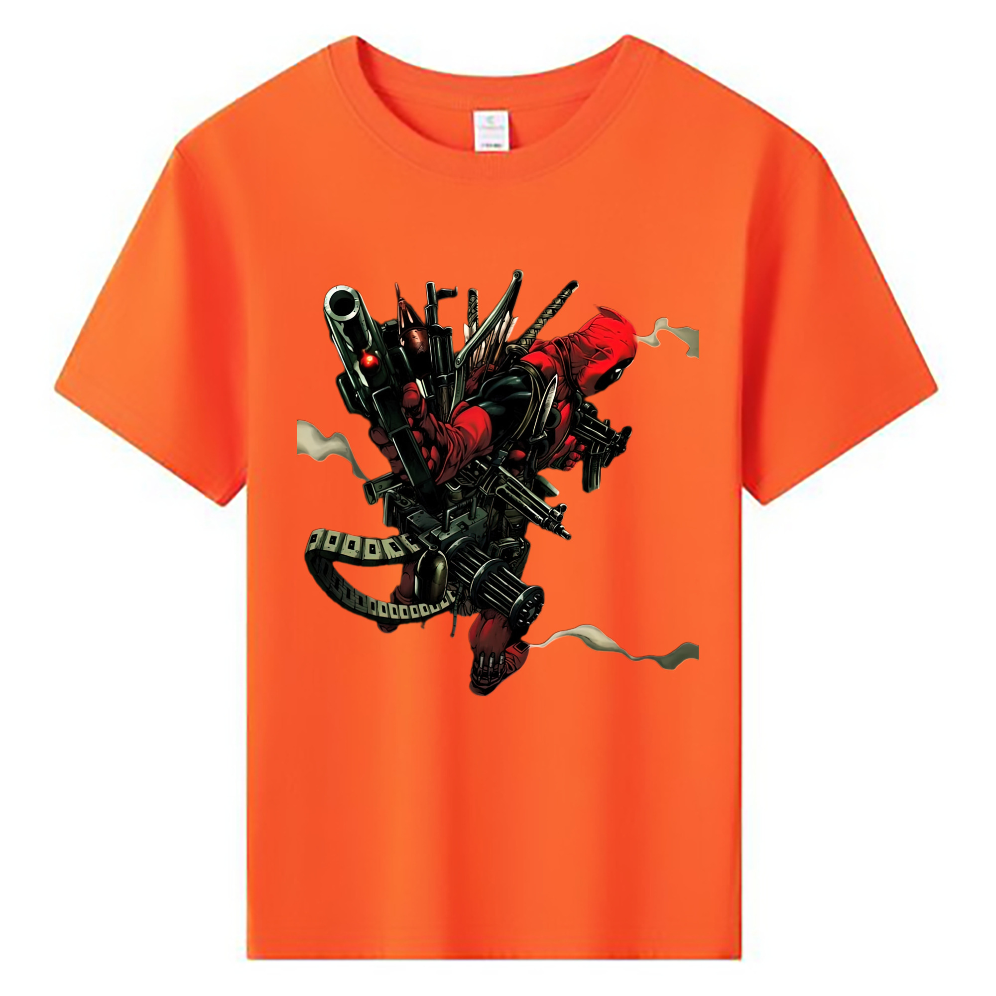 （画像用） Deadpool デッドプール 綿100％キッズTシャツ（フロントプリント）