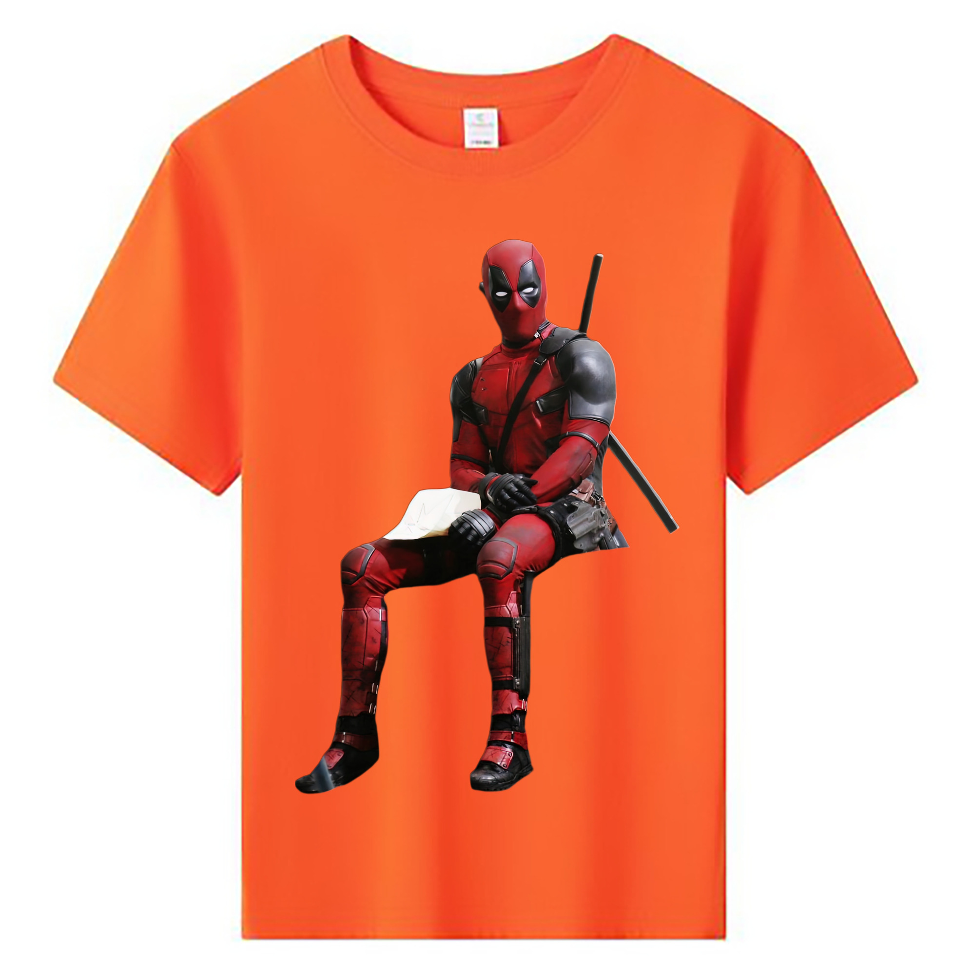 （画像用） Deadpool デッドプール 綿100％キッズTシャツ（フロントプリント）