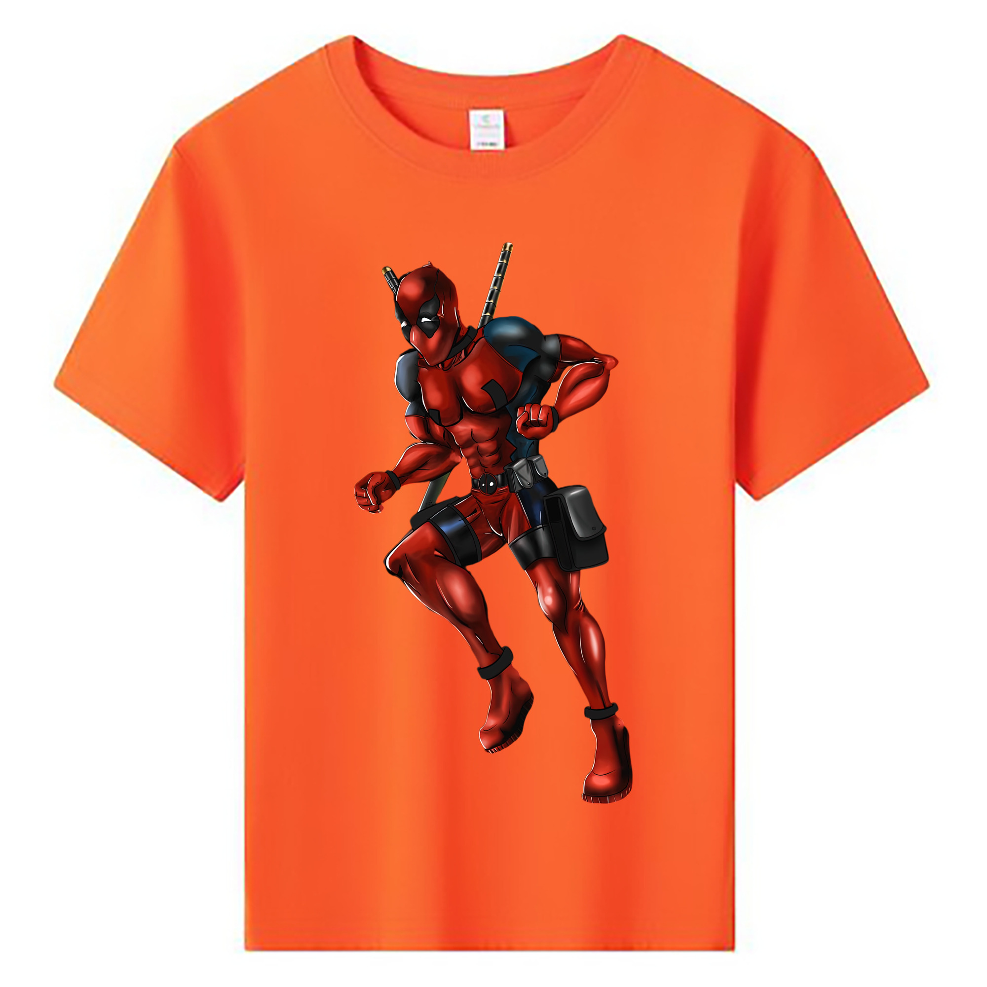 Deadpool デッドプール 綿100％キッズTシャツ（フロントプリント）