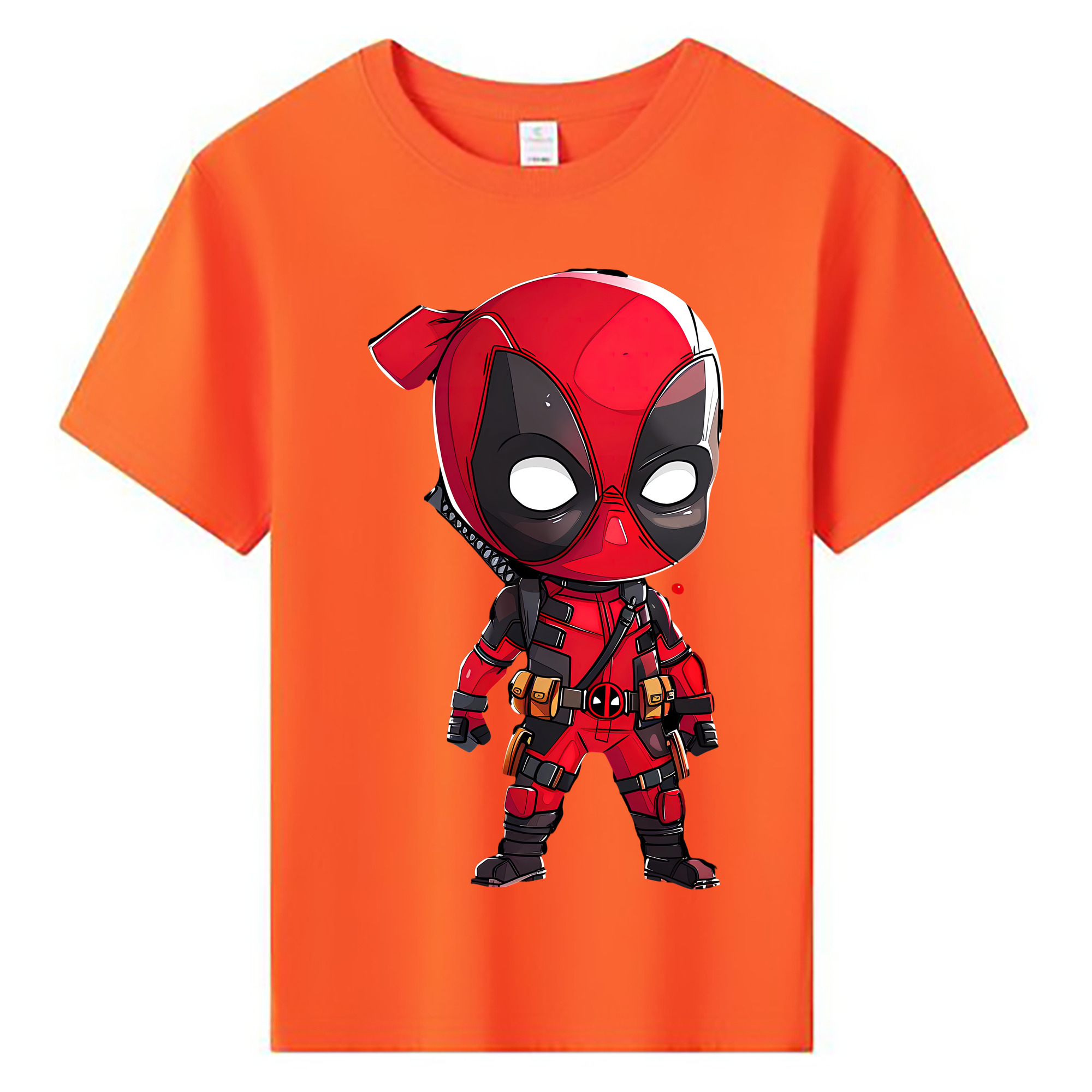 （画像用） Deadpool デッドプール 綿100％キッズTシャツ（フロントプリント）