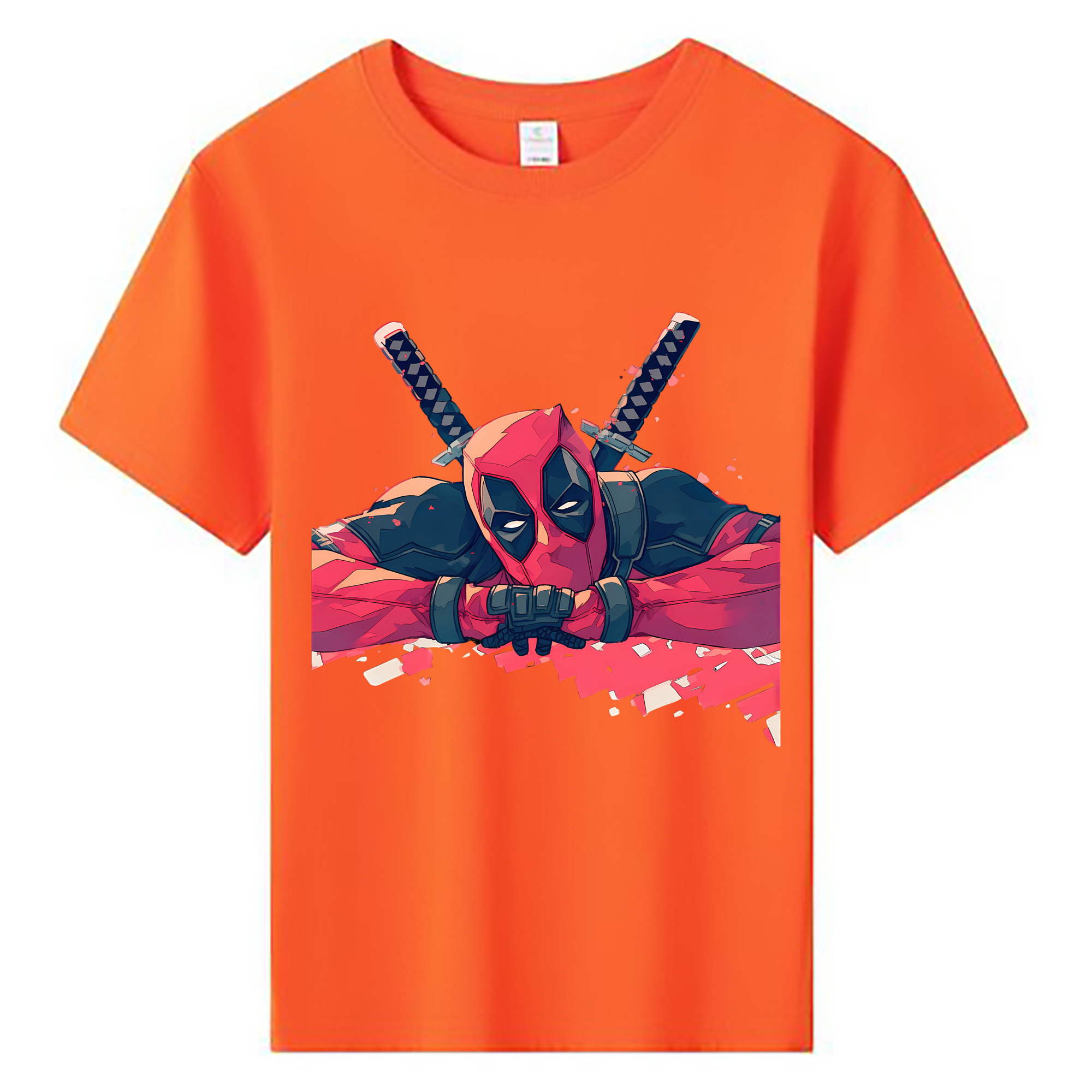 Deadpool デッドプール 綿100％キッズTシャツ（フロントプリント）