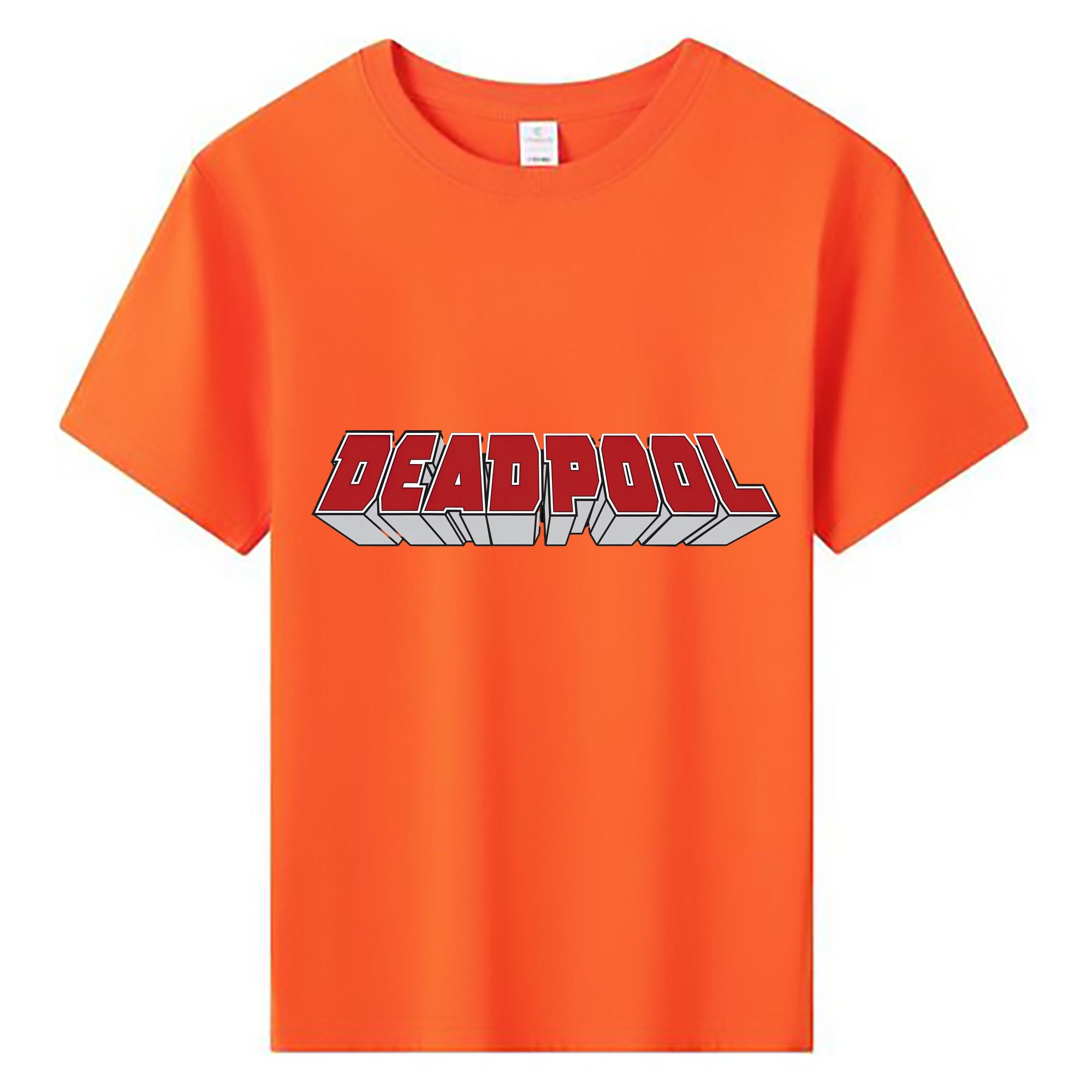 （画像用） Deadpool デッドプール 綿100％キッズTシャツ（フロントプリント）