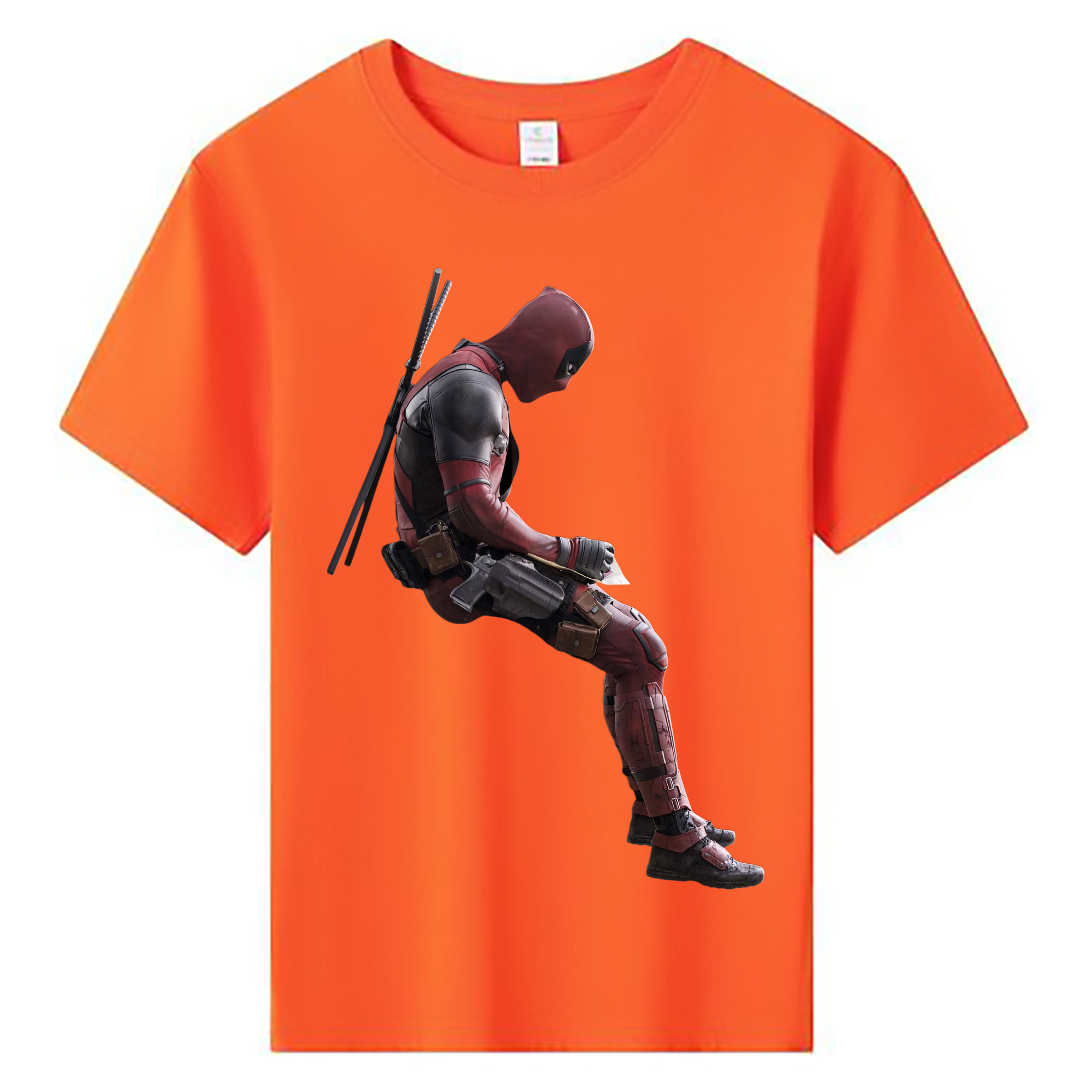 （画像用） Deadpool デッドプール 綿100％キッズTシャツ（フロントプリント）