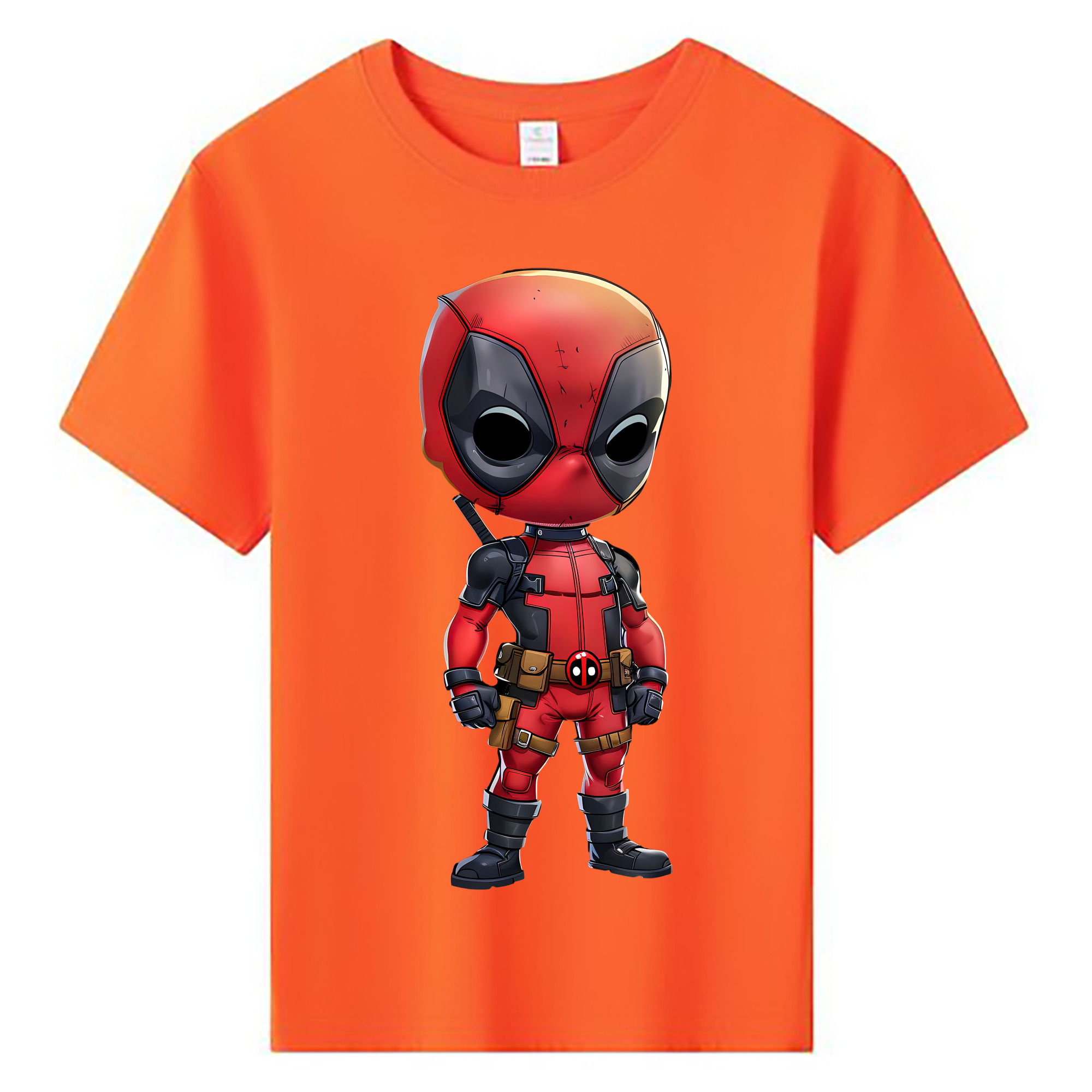 （画像用） Deadpool デッドプール 綿100％キッズTシャツ（フロントプリント）