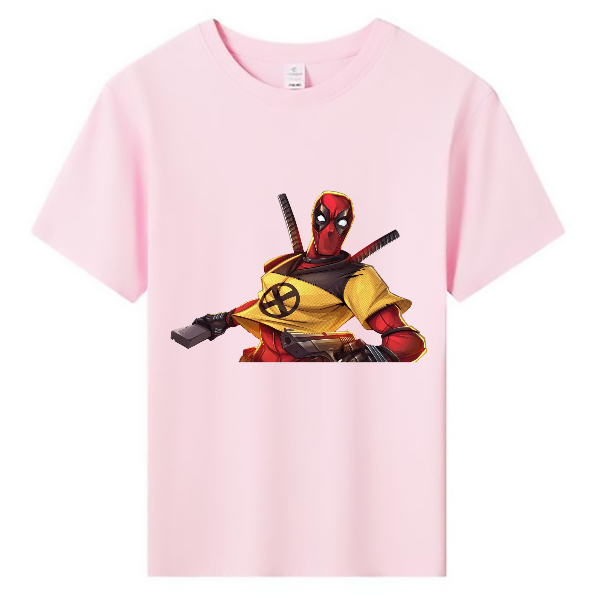 （画像用） Deadpool デッドプール 綿100％キッズTシャツ（フロントプリント）