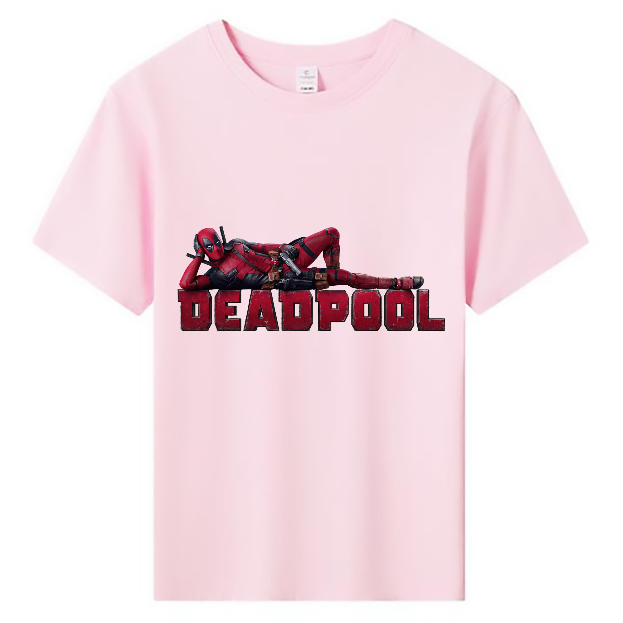 （画像用） Deadpool デッドプール 綿100％キッズTシャツ（フロントプリント）