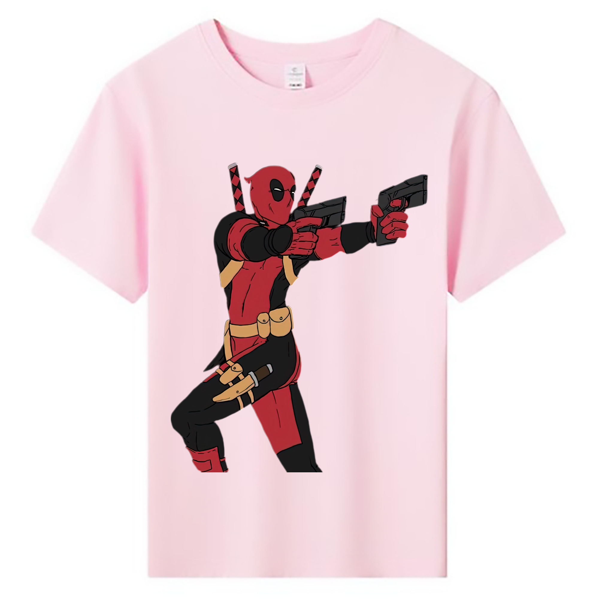 （画像用） Deadpool デッドプール 綿100％キッズTシャツ（フロントプリント）