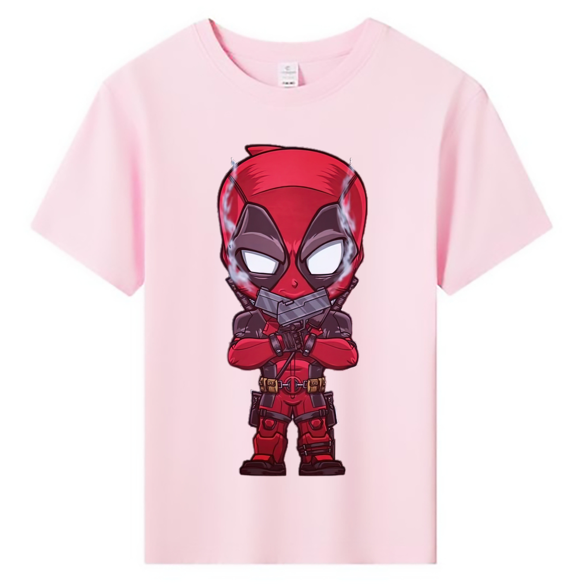 （画像用） Deadpool デッドプール 綿100％キッズTシャツ（フロントプリント）