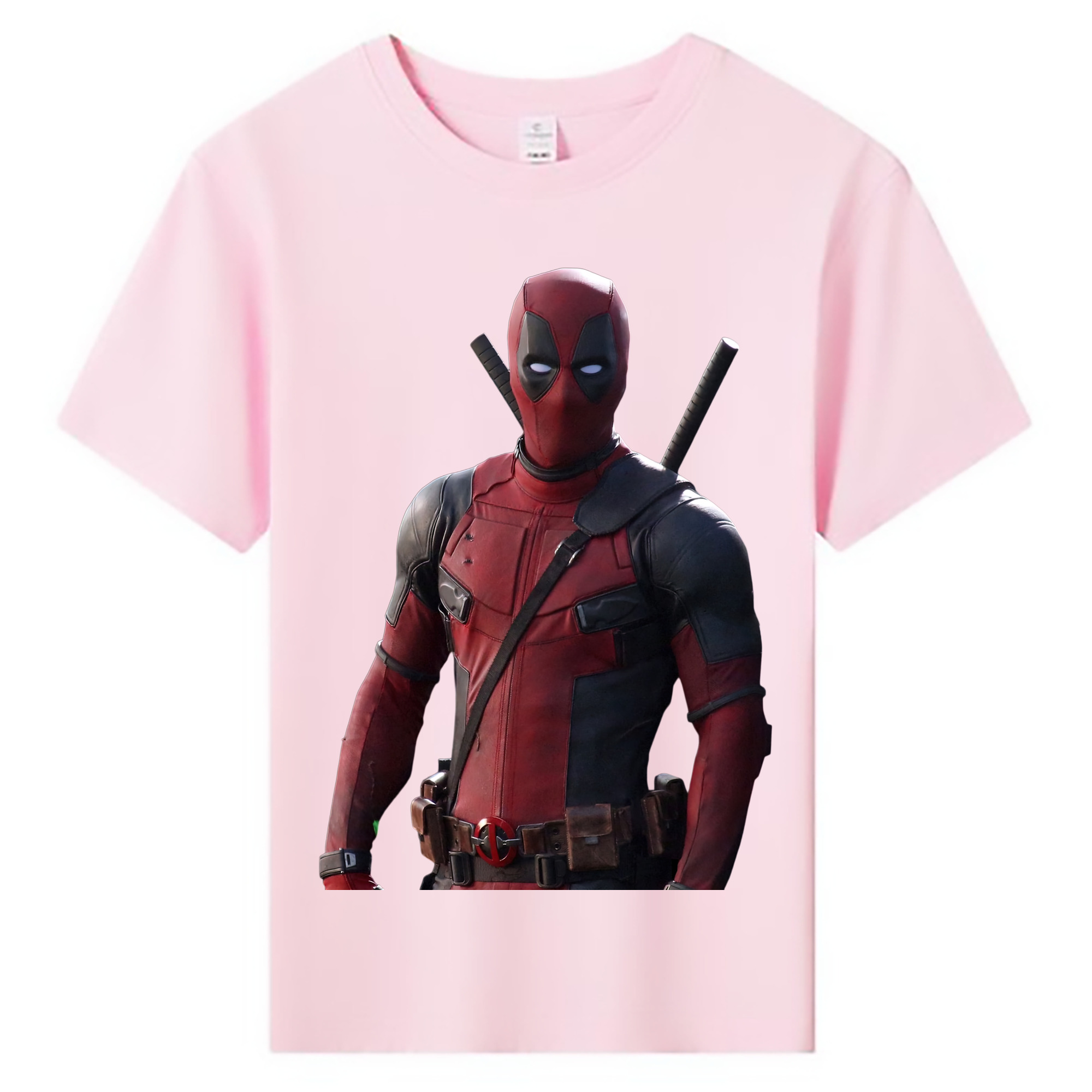 （画像用） Deadpool デッドプール 綿100％キッズTシャツ（フロントプリント）