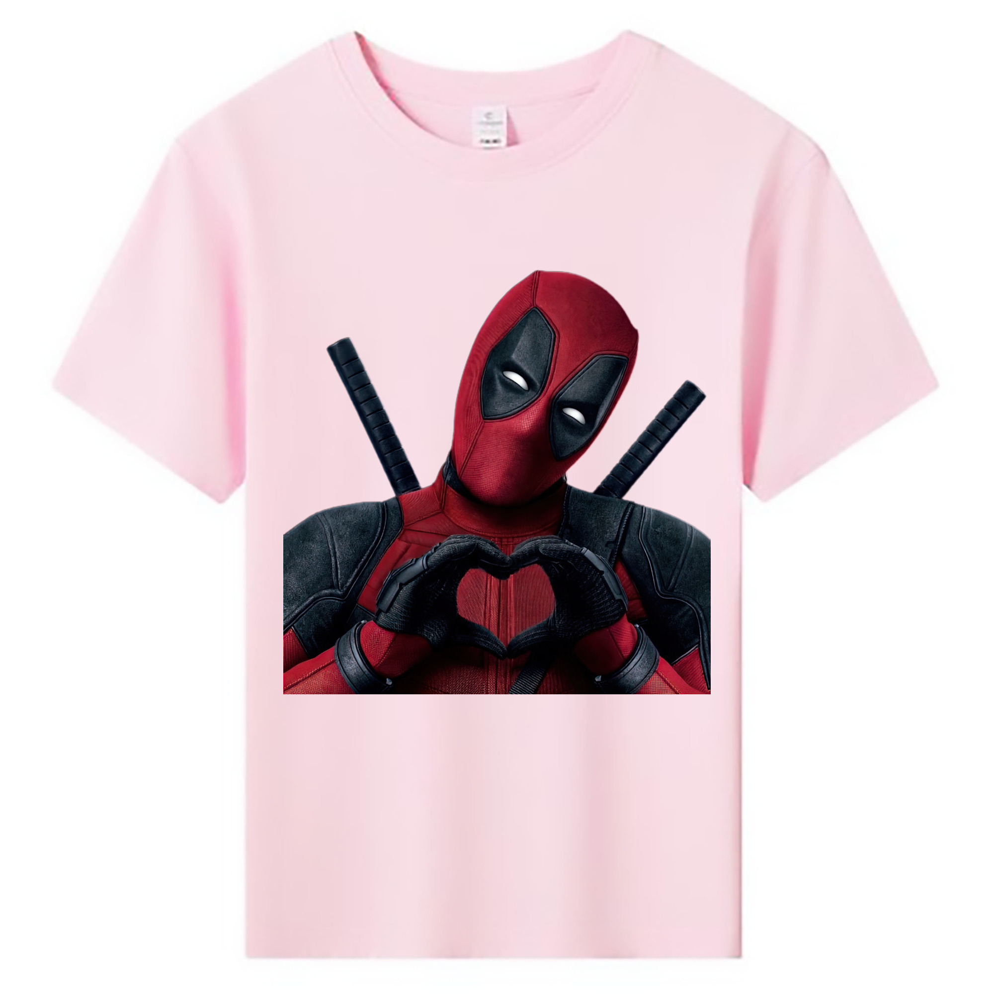 （画像用） Deadpool デッドプール 綿100％キッズTシャツ（フロントプリント）