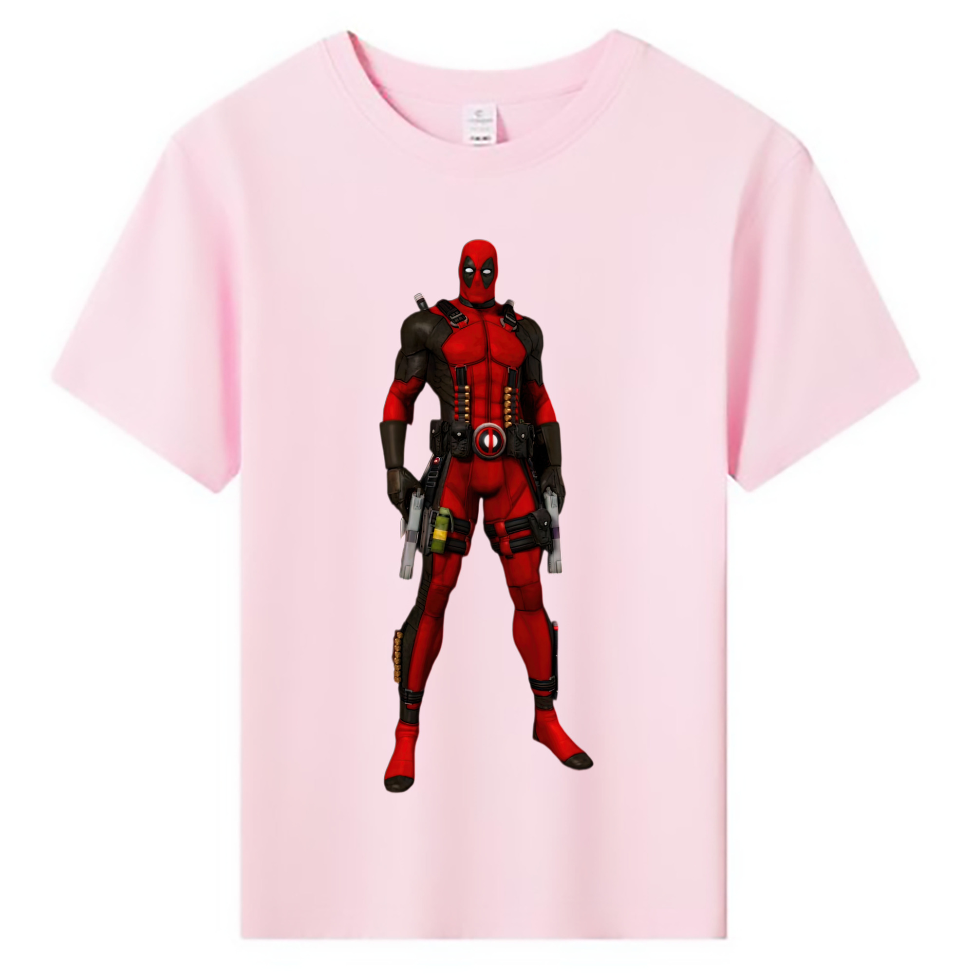 （画像用） Deadpool デッドプール 綿100％キッズTシャツ（フロントプリント）