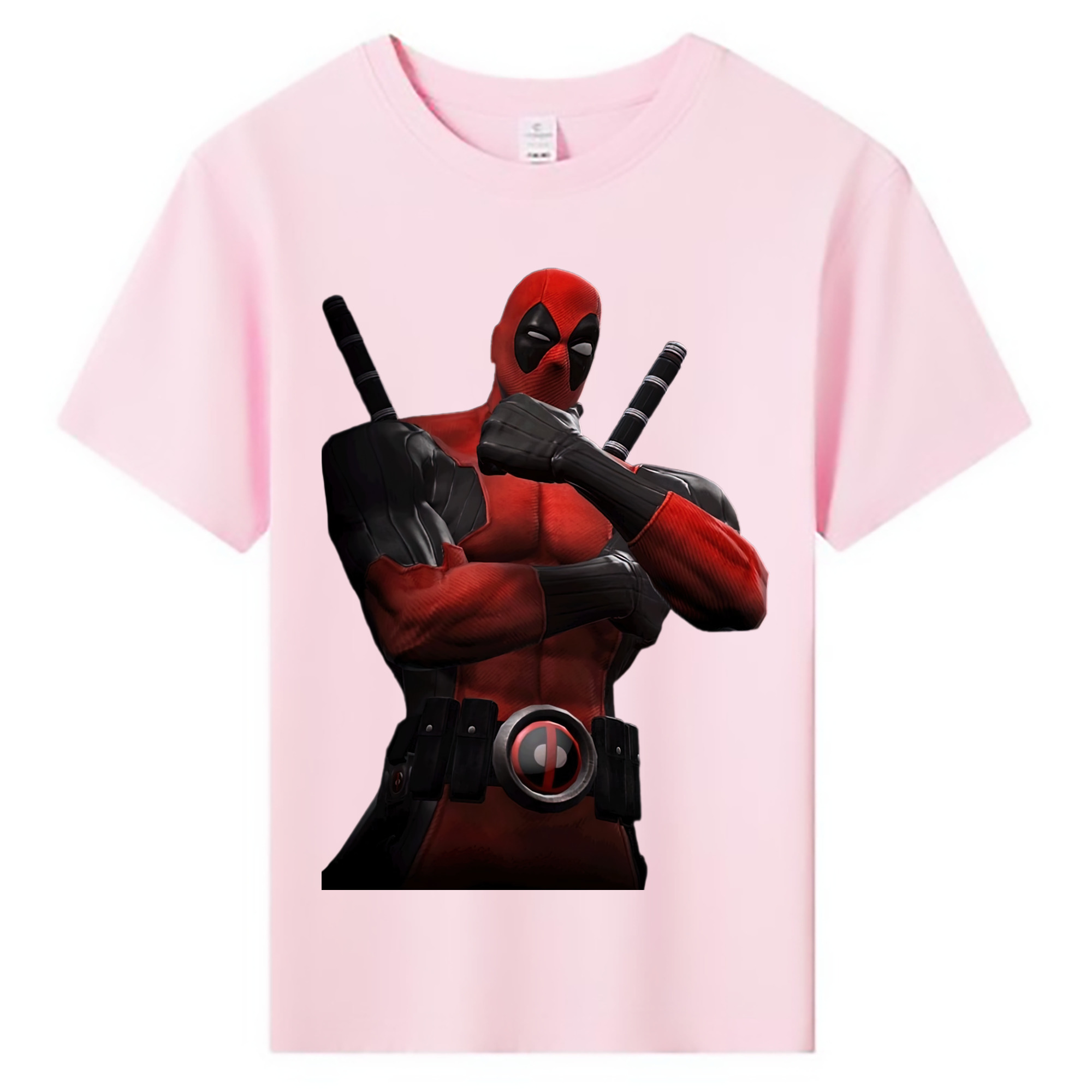 （画像用） Deadpool デッドプール 綿100％キッズTシャツ（フロントプリント）