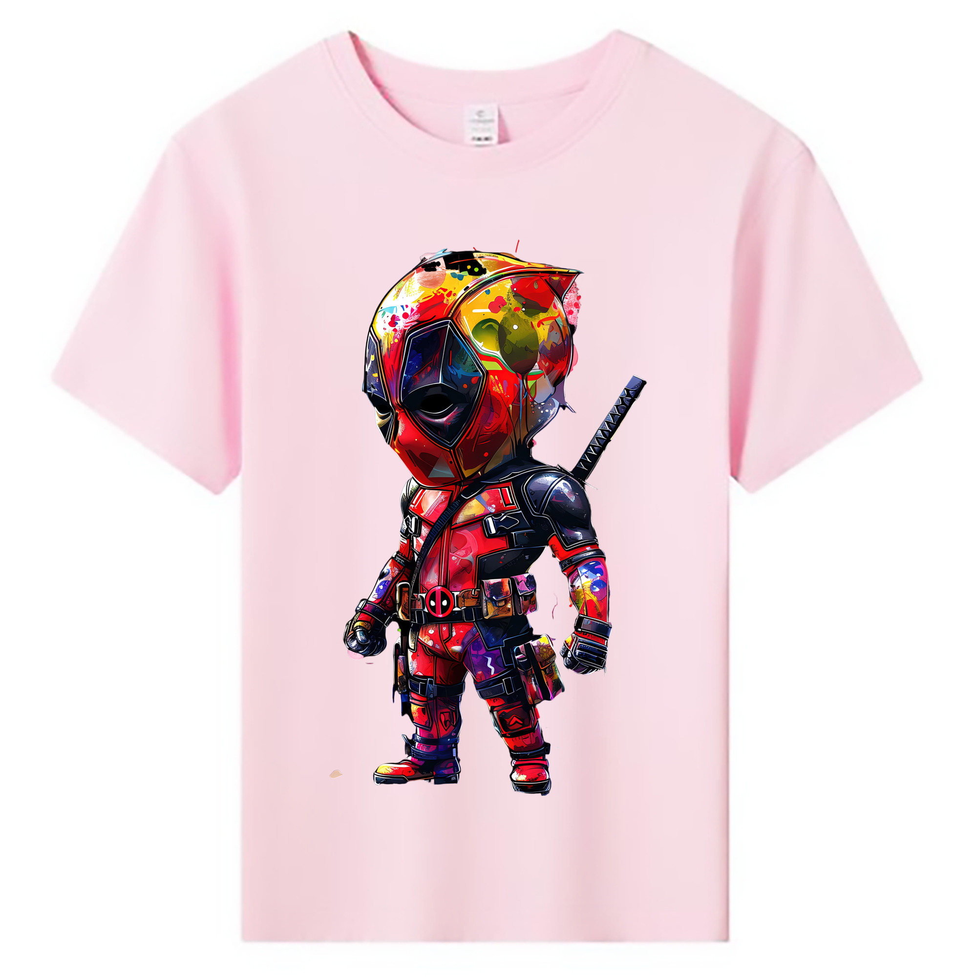 Deadpool デッドプール 綿100％キッズTシャツ（フロントプリント）