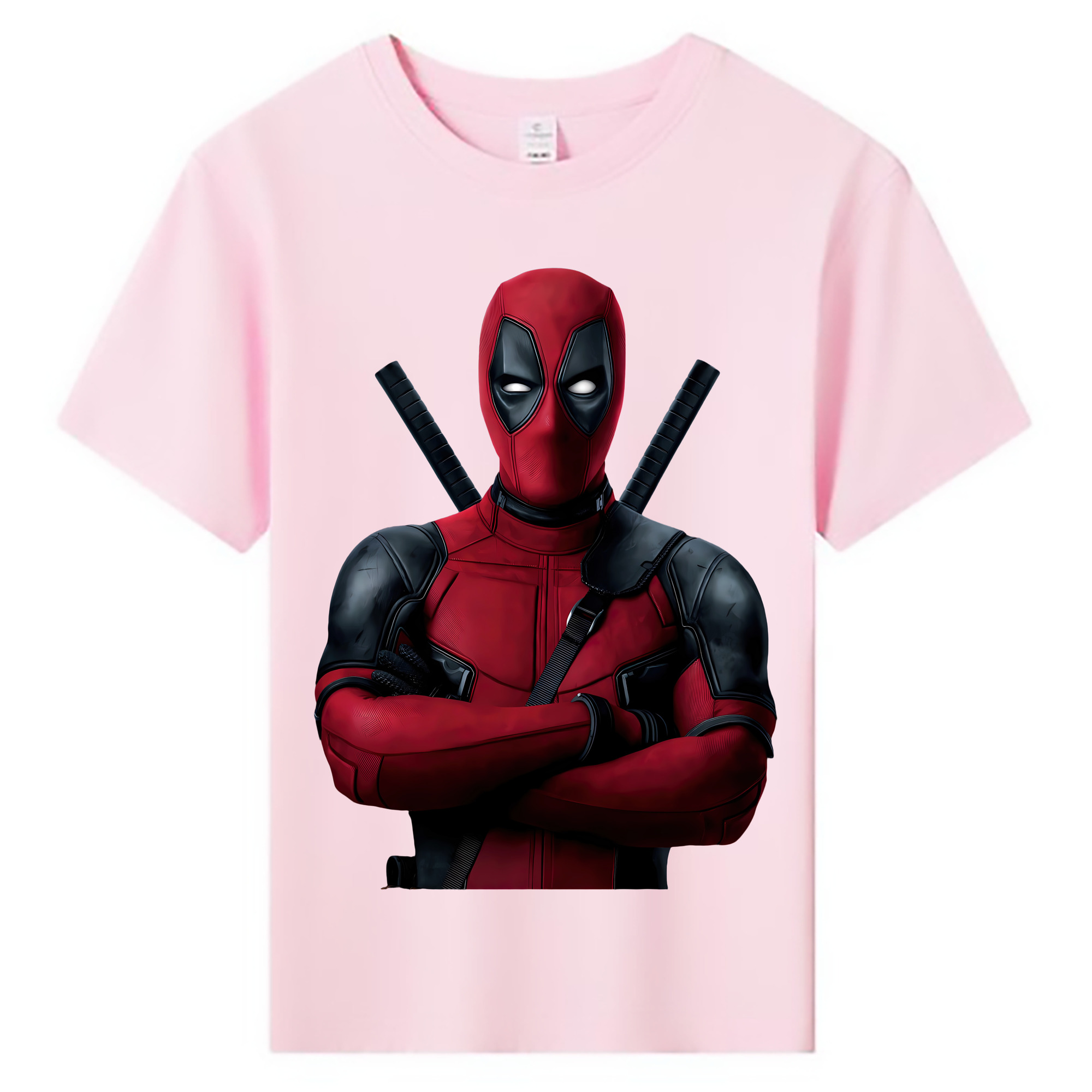 （画像用） Deadpool デッドプール 綿100％キッズTシャツ（フロントプリント）