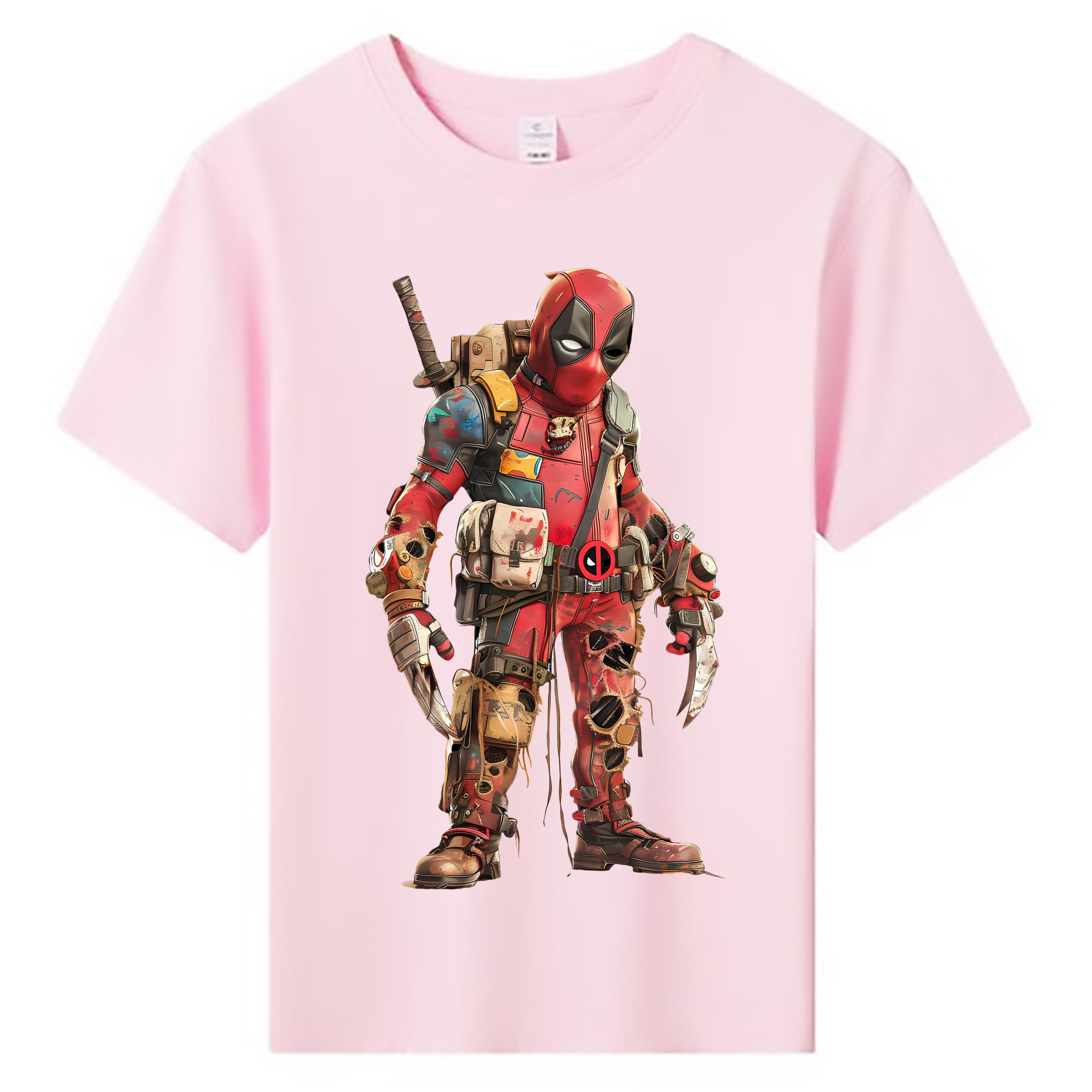（画像用） Deadpool デッドプール 綿100％キッズTシャツ（フロントプリント）