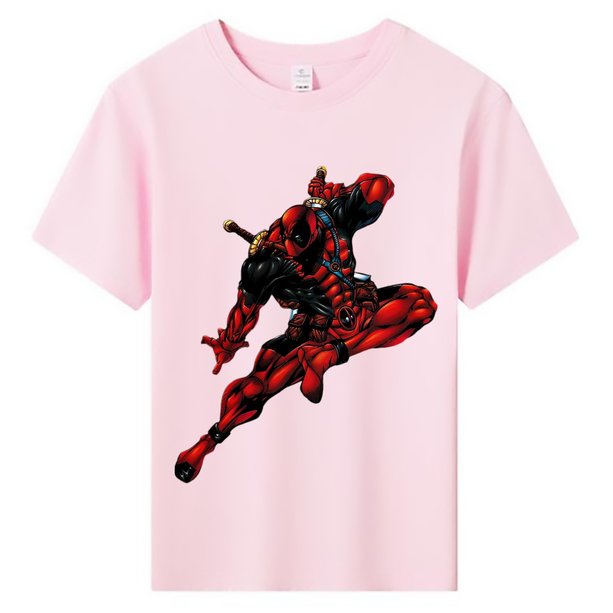 （画像用） Deadpool デッドプール 綿100％キッズTシャツ（フロントプリント）