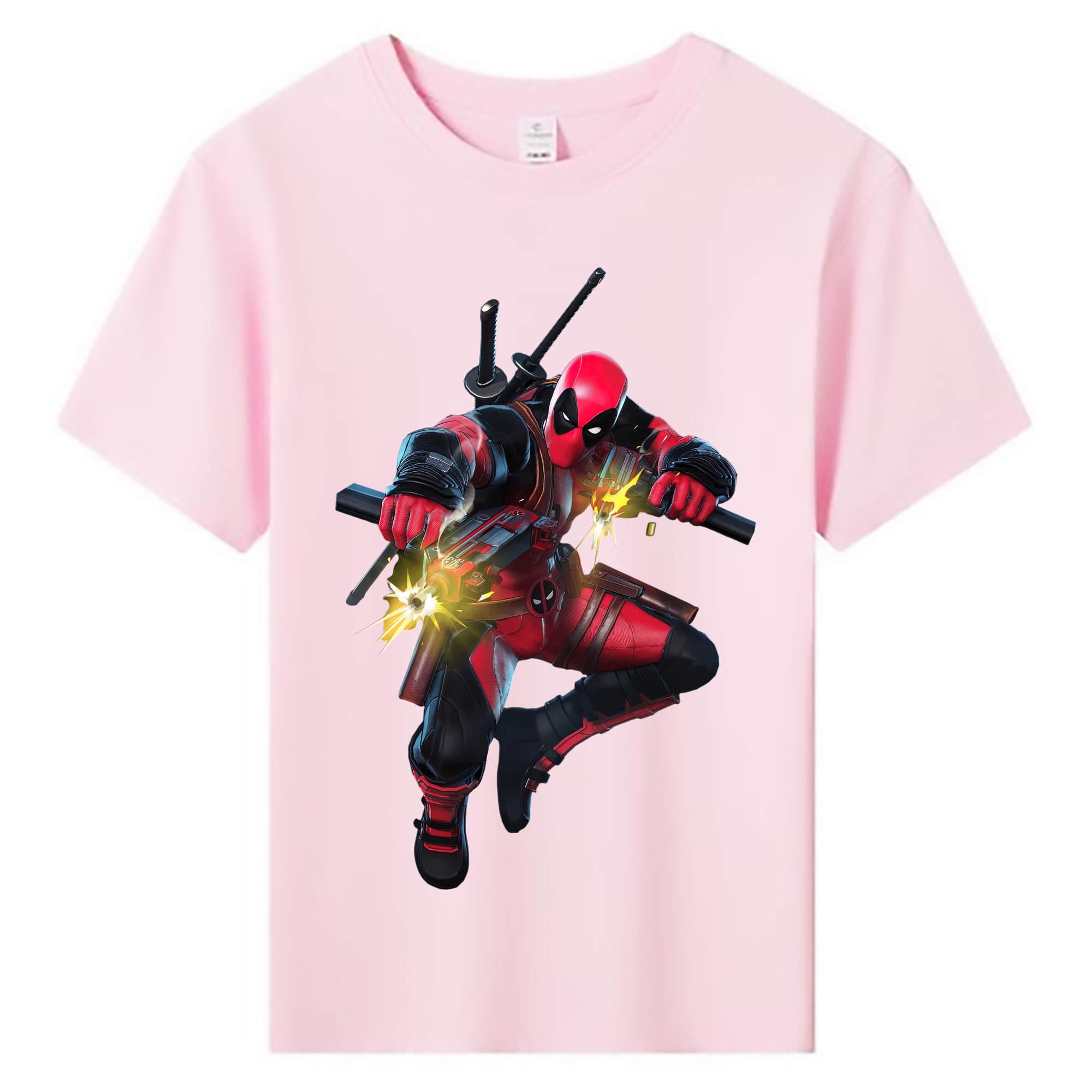 Deadpool デッドプール 綿100％キッズTシャツ（フロントプリント）