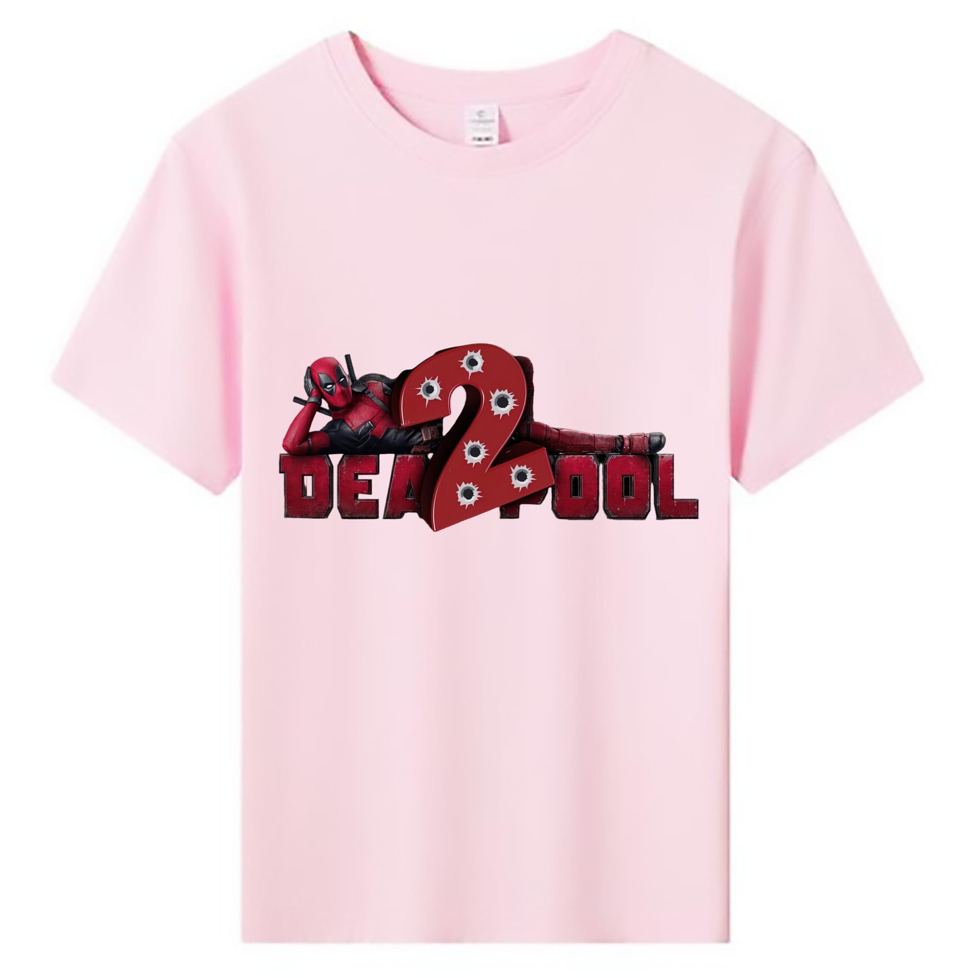 （画像用） Deadpool デッドプール 綿100％キッズTシャツ（フロントプリント）