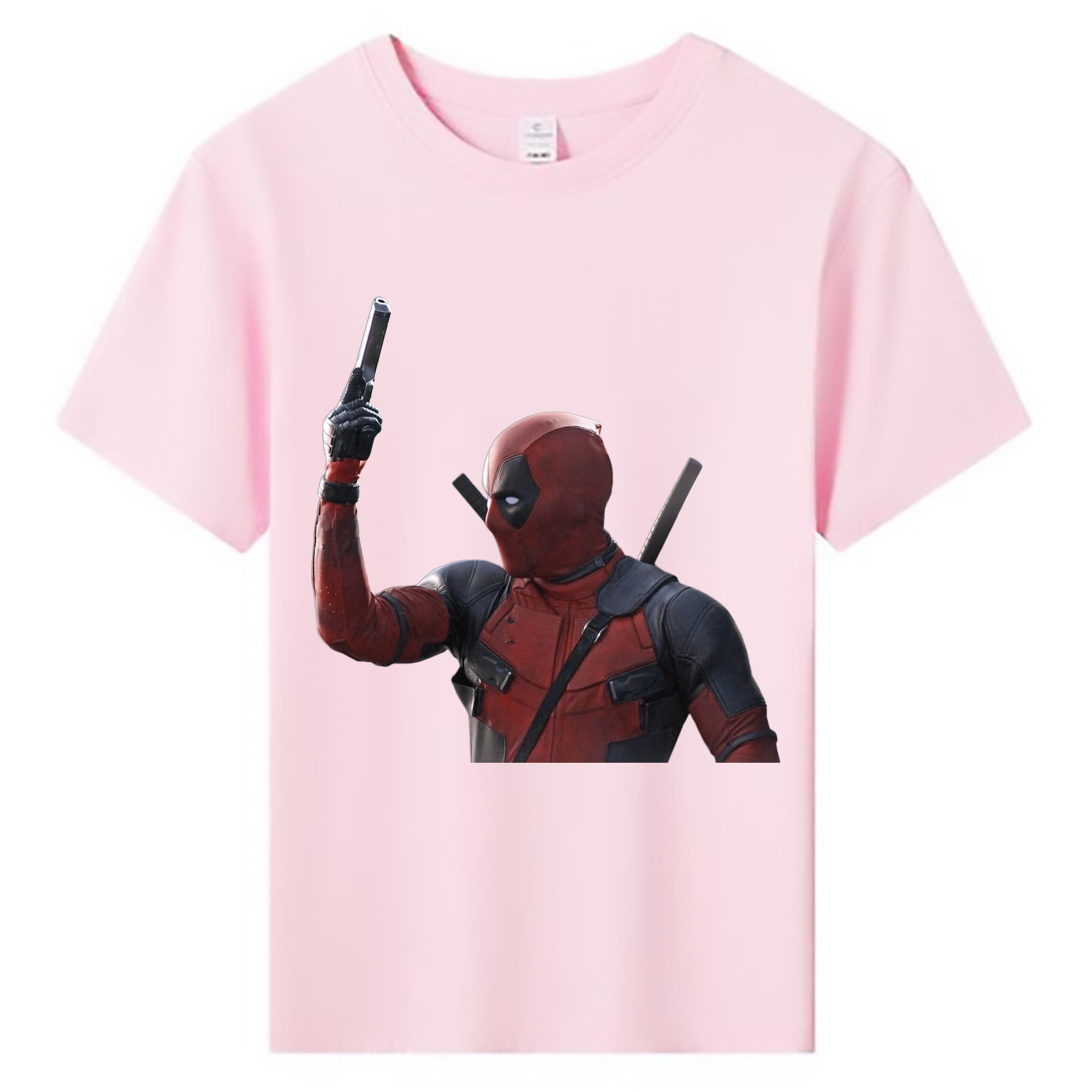 （画像用） Deadpool デッドプール 綿100％キッズTシャツ（フロントプリント）