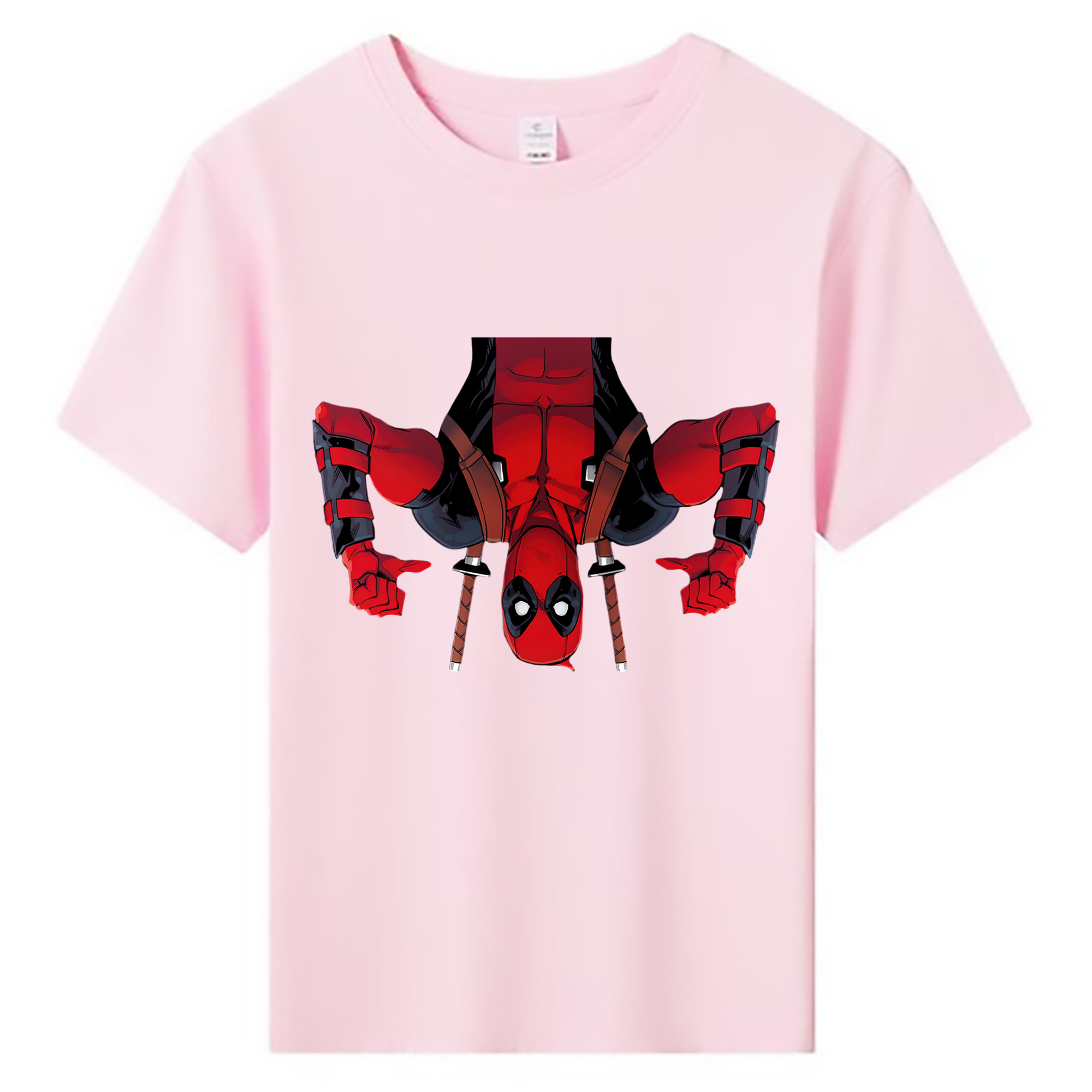 （画像用） Deadpool デッドプール 綿100％キッズTシャツ（フロントプリント）