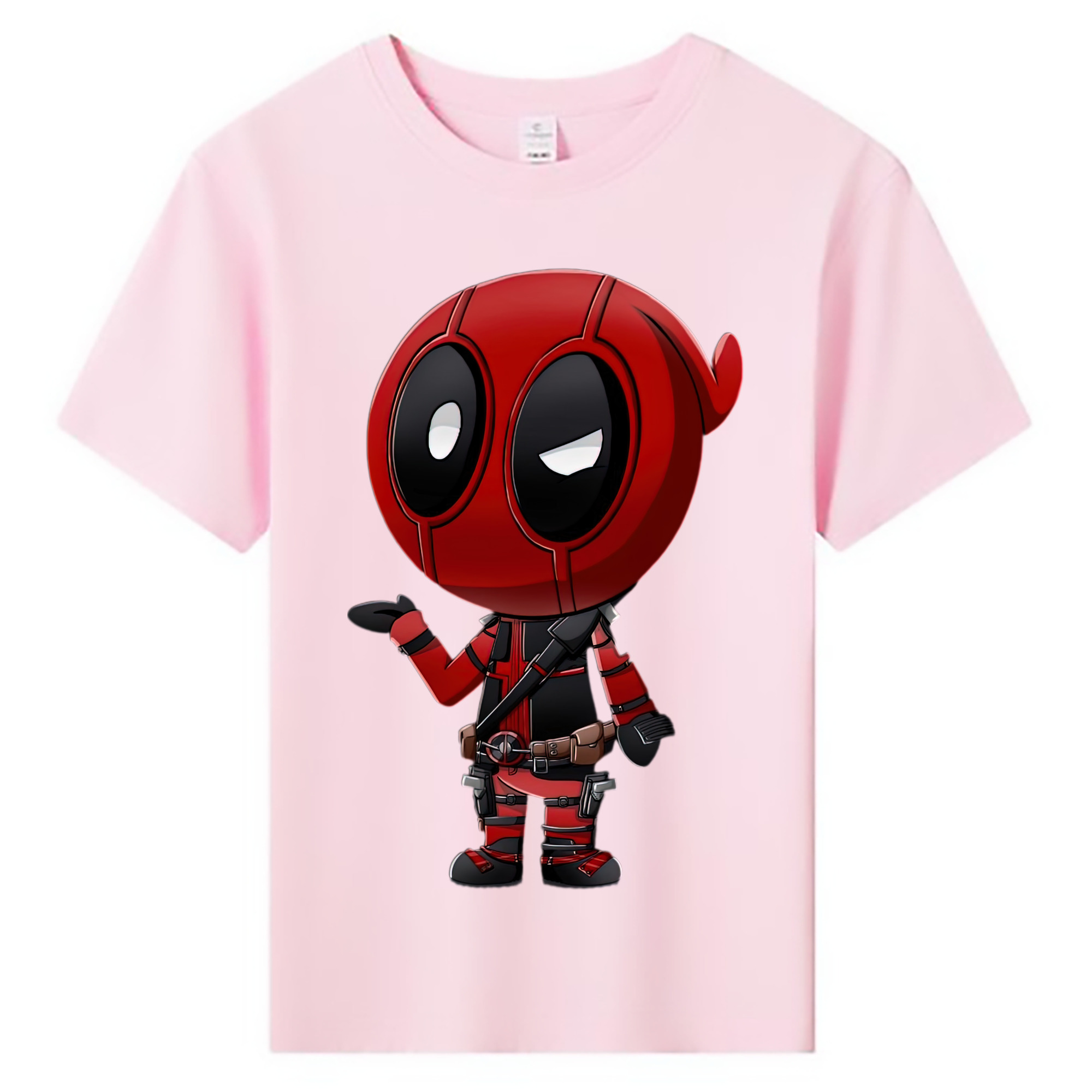 （画像用） Deadpool デッドプール 綿100％キッズTシャツ（フロントプリント）