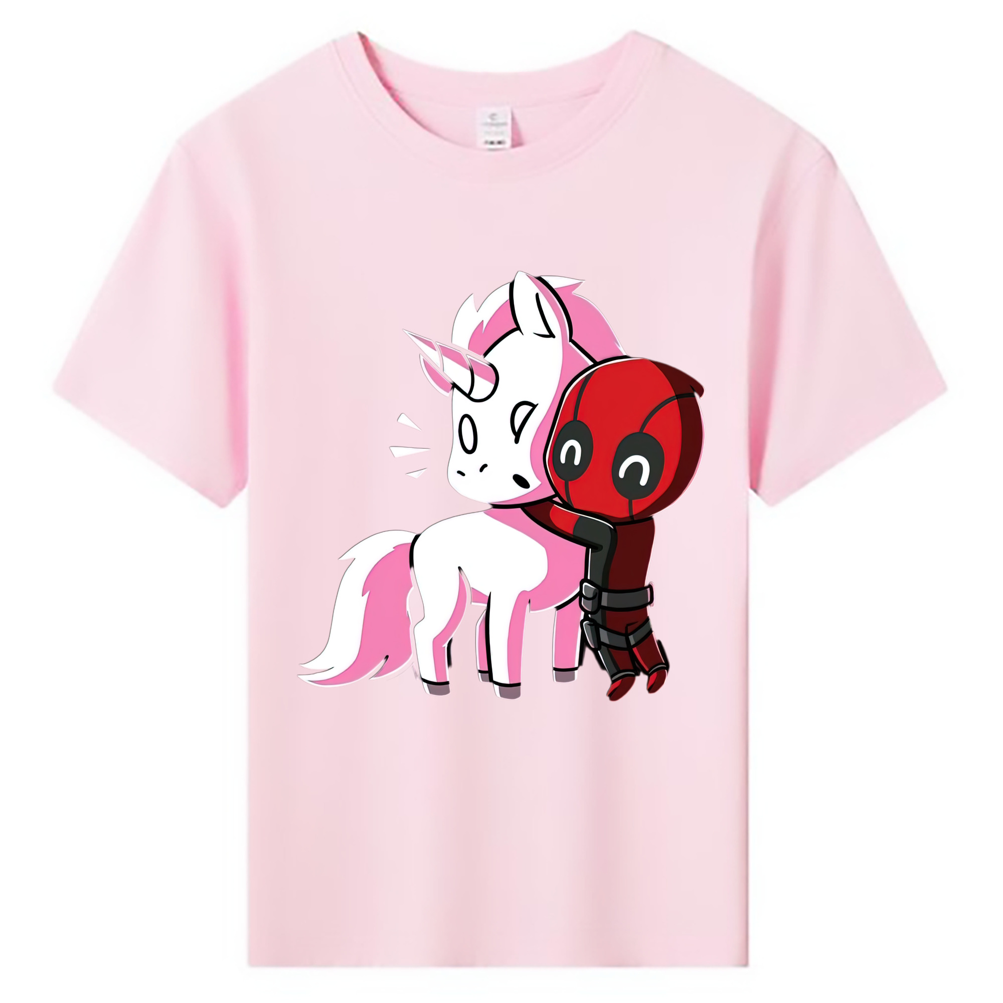 （画像用） Deadpool デッドプール 綿100％キッズTシャツ（フロントプリント）