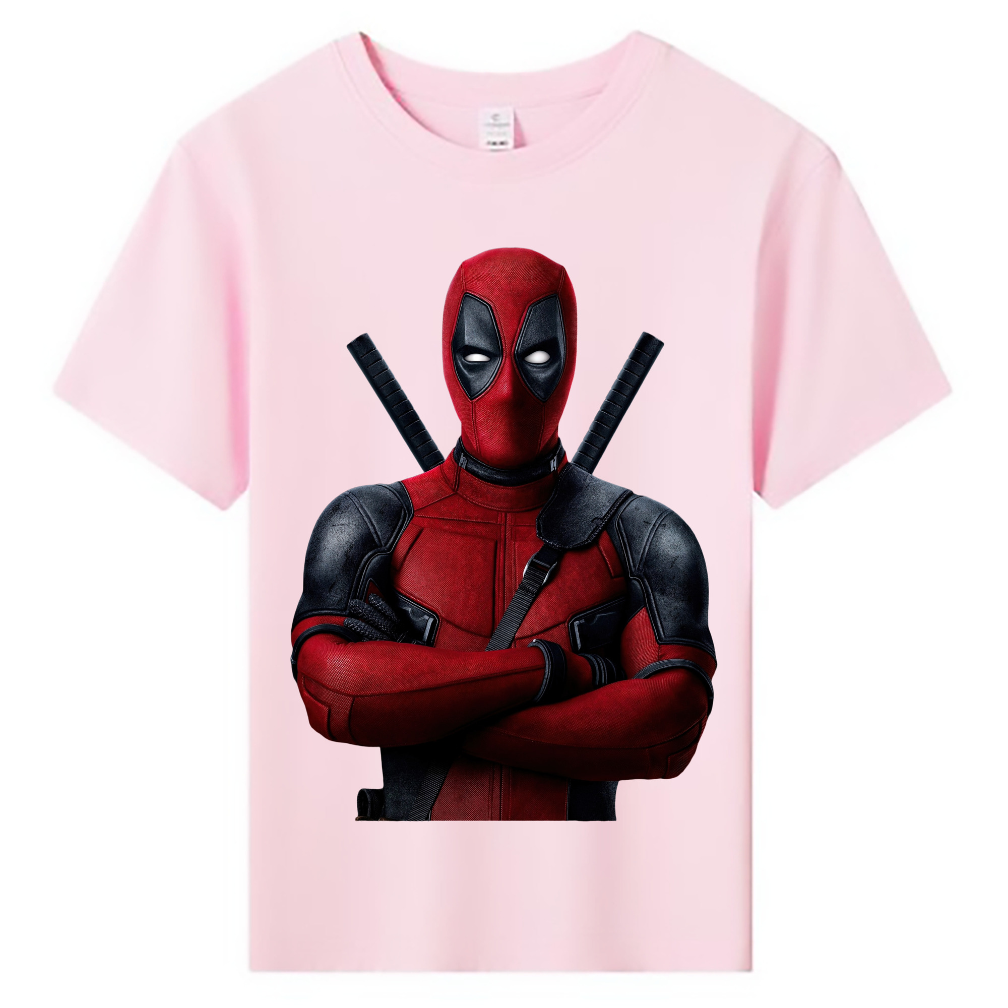（画像用） Deadpool デッドプール 綿100％キッズTシャツ（フロントプリント）