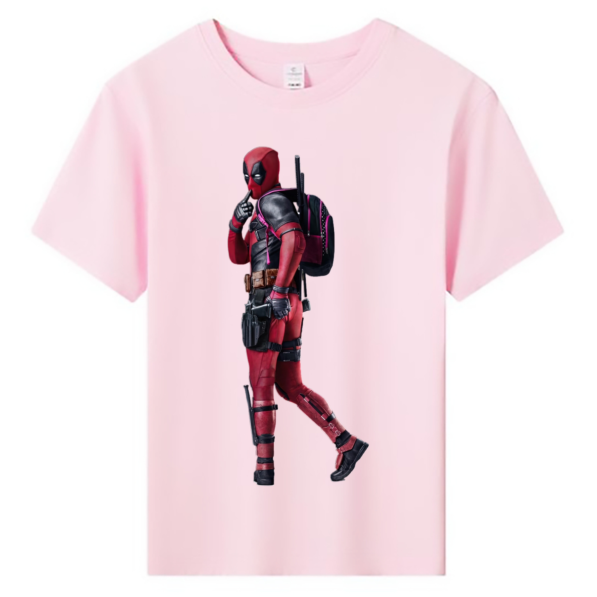 （画像用） Deadpool デッドプール 綿100％キッズTシャツ（フロントプリント）