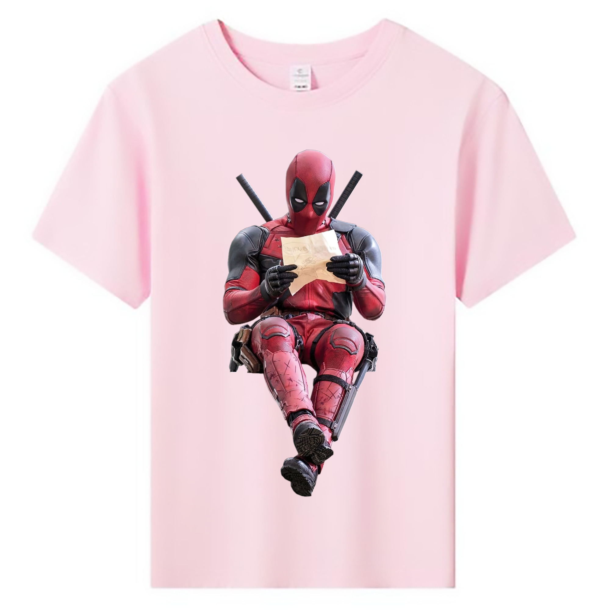 （画像用） Deadpool デッドプール 綿100％キッズTシャツ（フロントプリント）