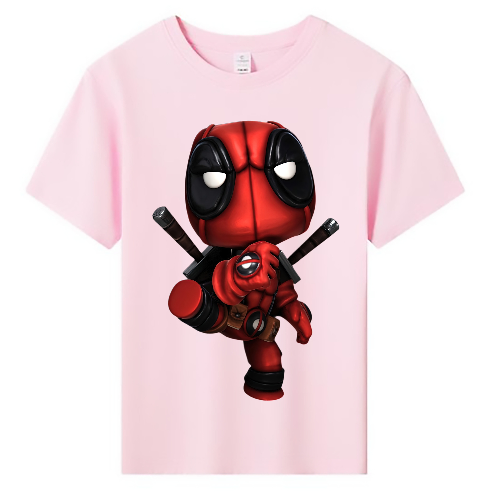 （画像用） Deadpool デッドプール 綿100％キッズTシャツ（フロントプリント）