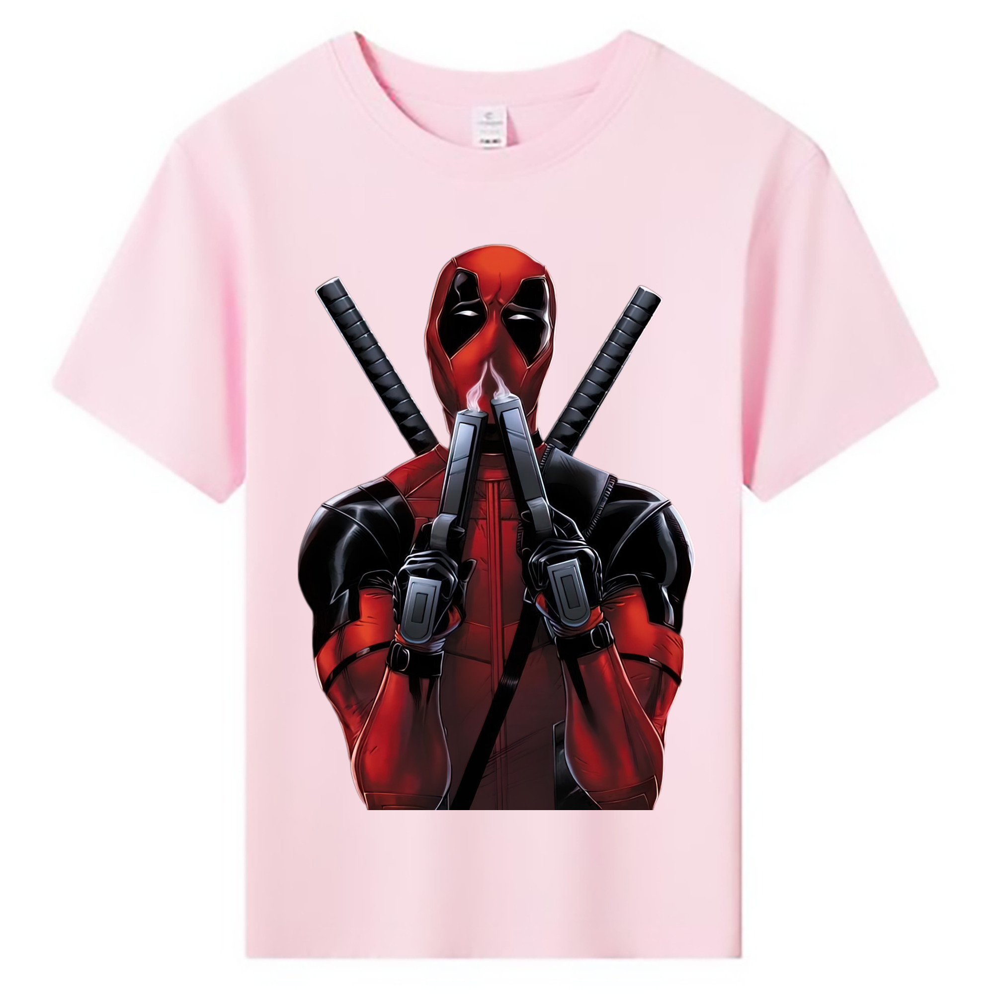 （画像用） Deadpool デッドプール 綿100％キッズTシャツ（フロントプリント）