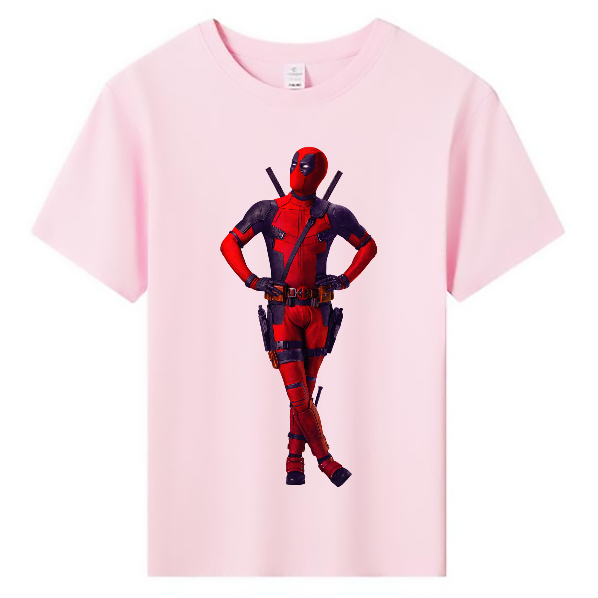 （画像用） Deadpool デッドプール 綿100％キッズTシャツ（フロントプリント）