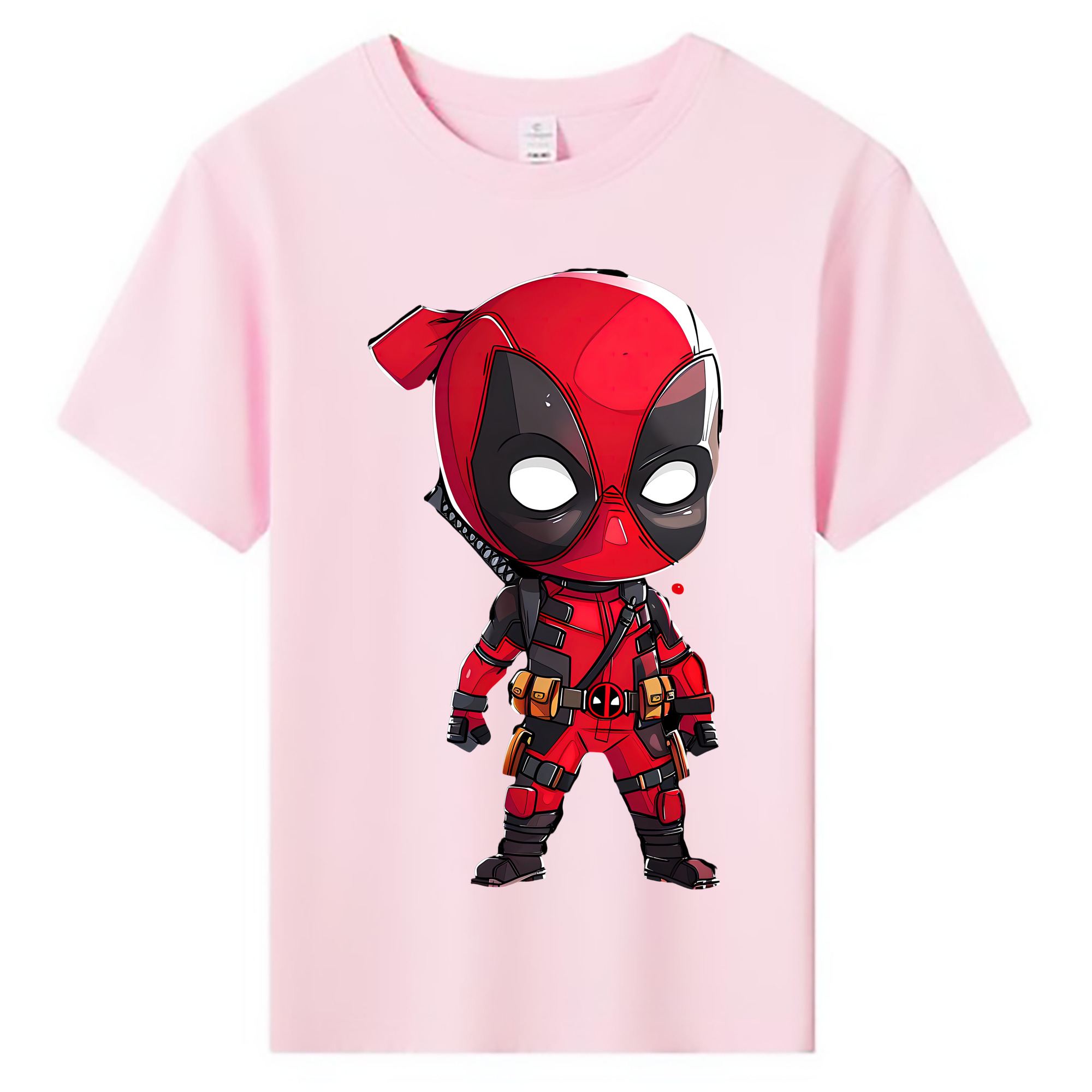 （画像用） Deadpool デッドプール 綿100％キッズTシャツ（フロントプリント）