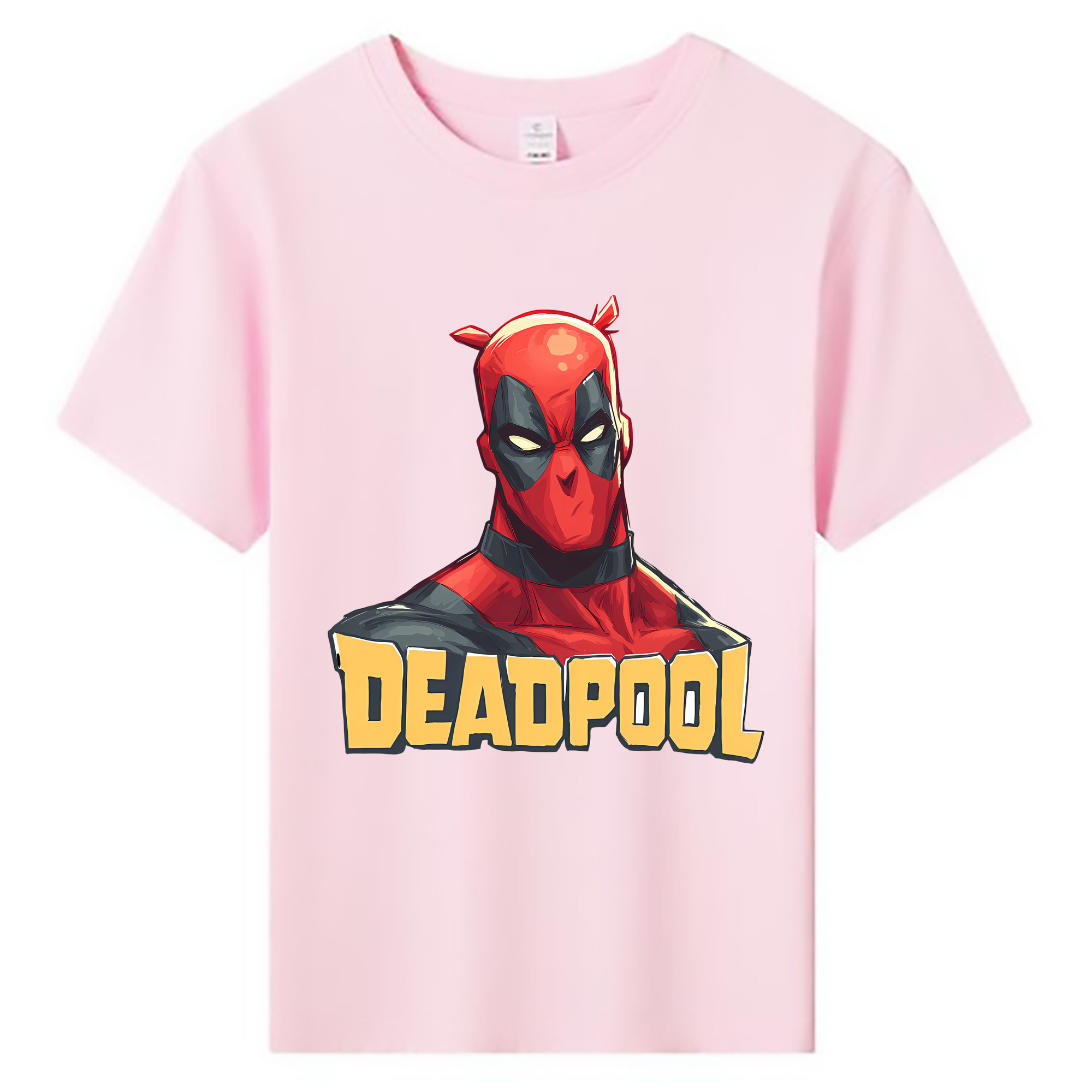 （画像用） Deadpool デッドプール 綿100％キッズTシャツ（フロントプリント）