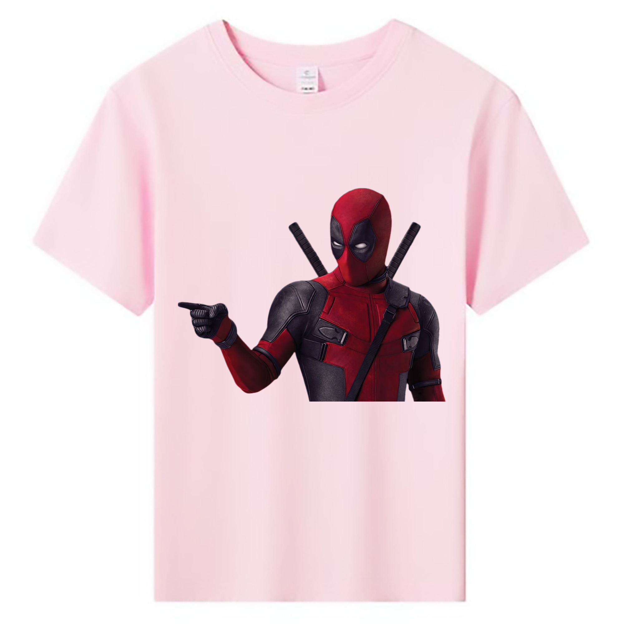 （画像用） Deadpool デッドプール 綿100％キッズTシャツ（フロントプリント）