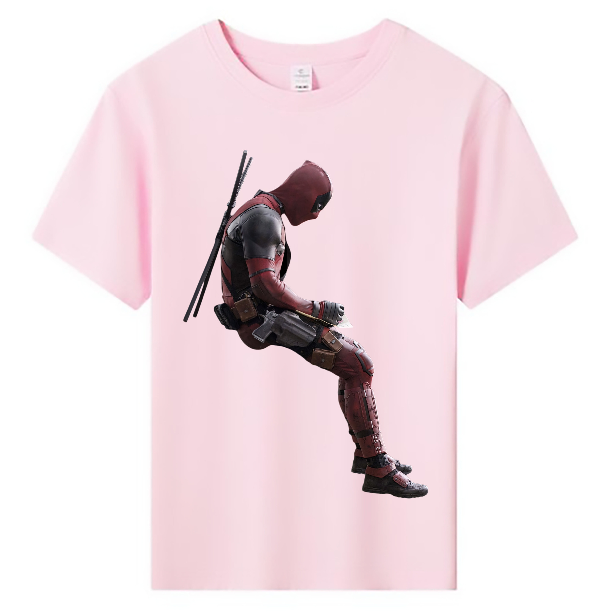 （画像用） Deadpool デッドプール 綿100％キッズTシャツ（フロントプリント）