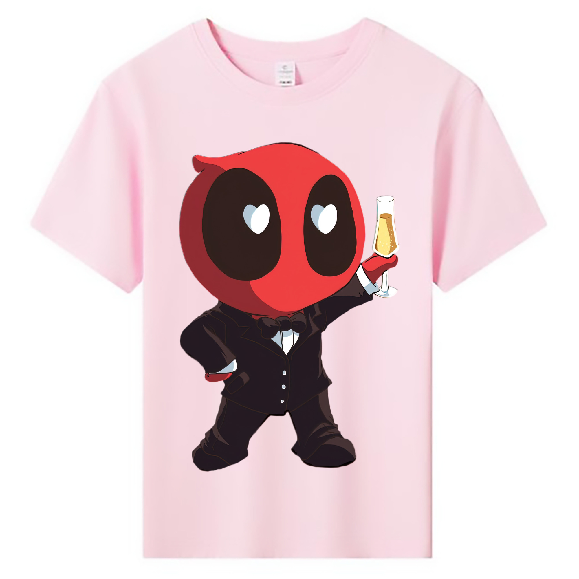 （画像用） Deadpool デッドプール 綿100％キッズTシャツ（フロントプリント）