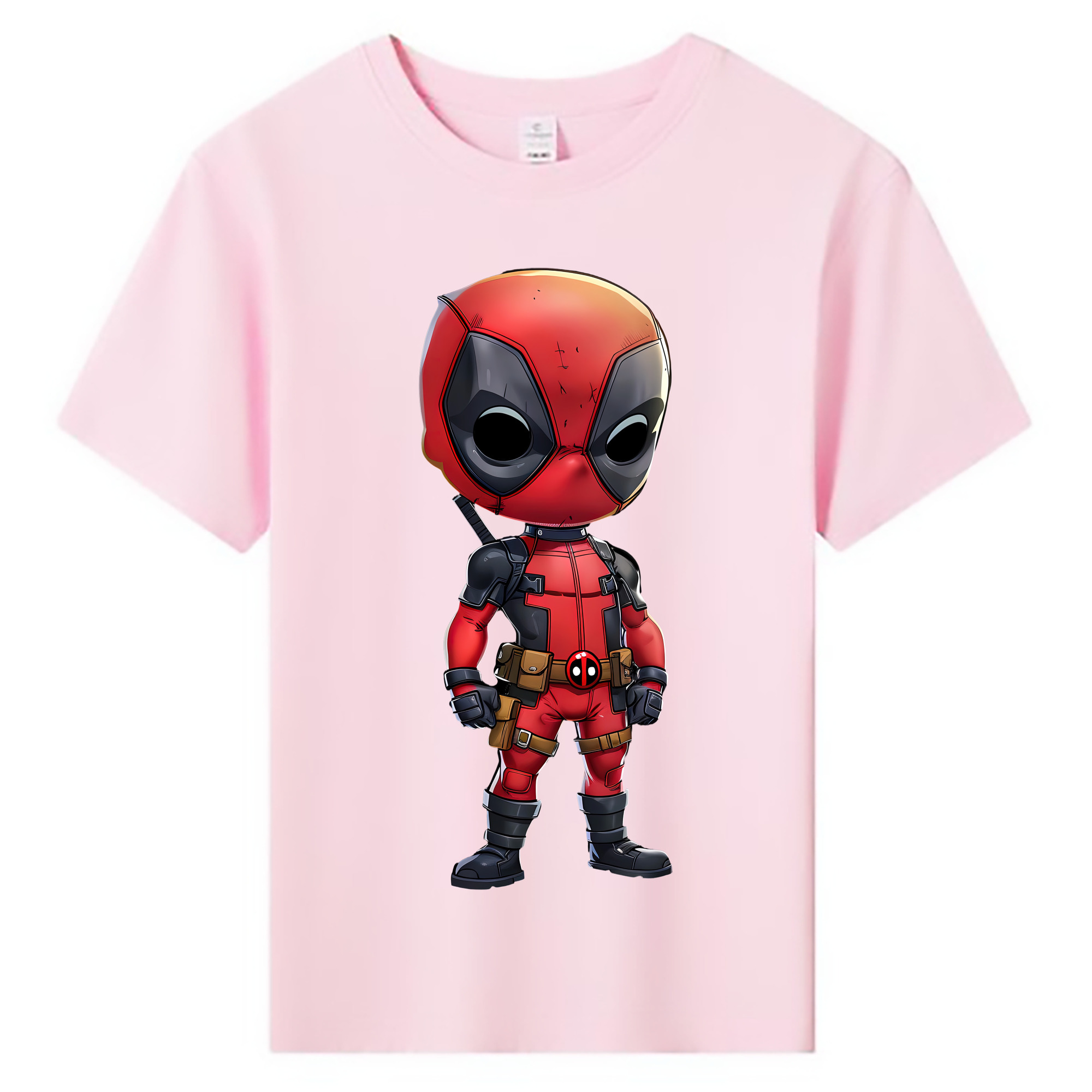 （画像用） Deadpool デッドプール 綿100％キッズTシャツ（フロントプリント）
