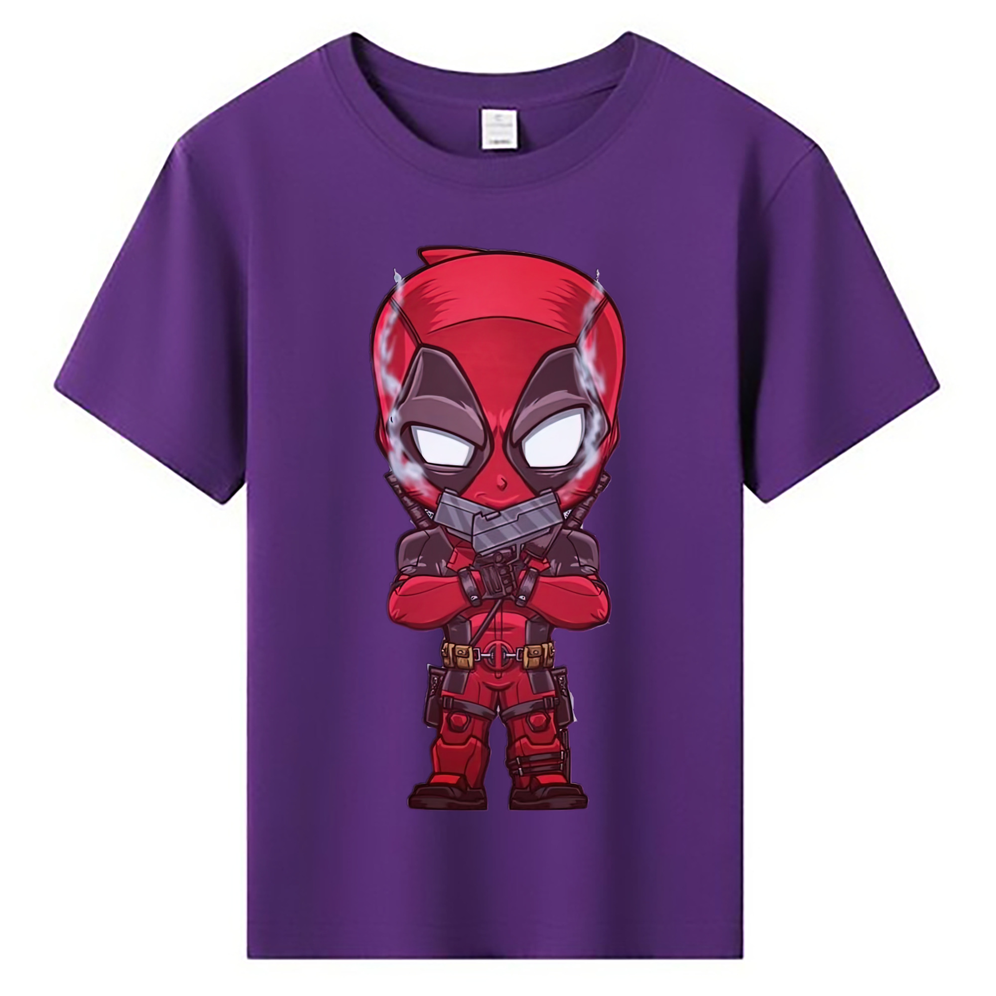 （画像用） Deadpool デッドプール 綿100％キッズTシャツ（フロントプリント）