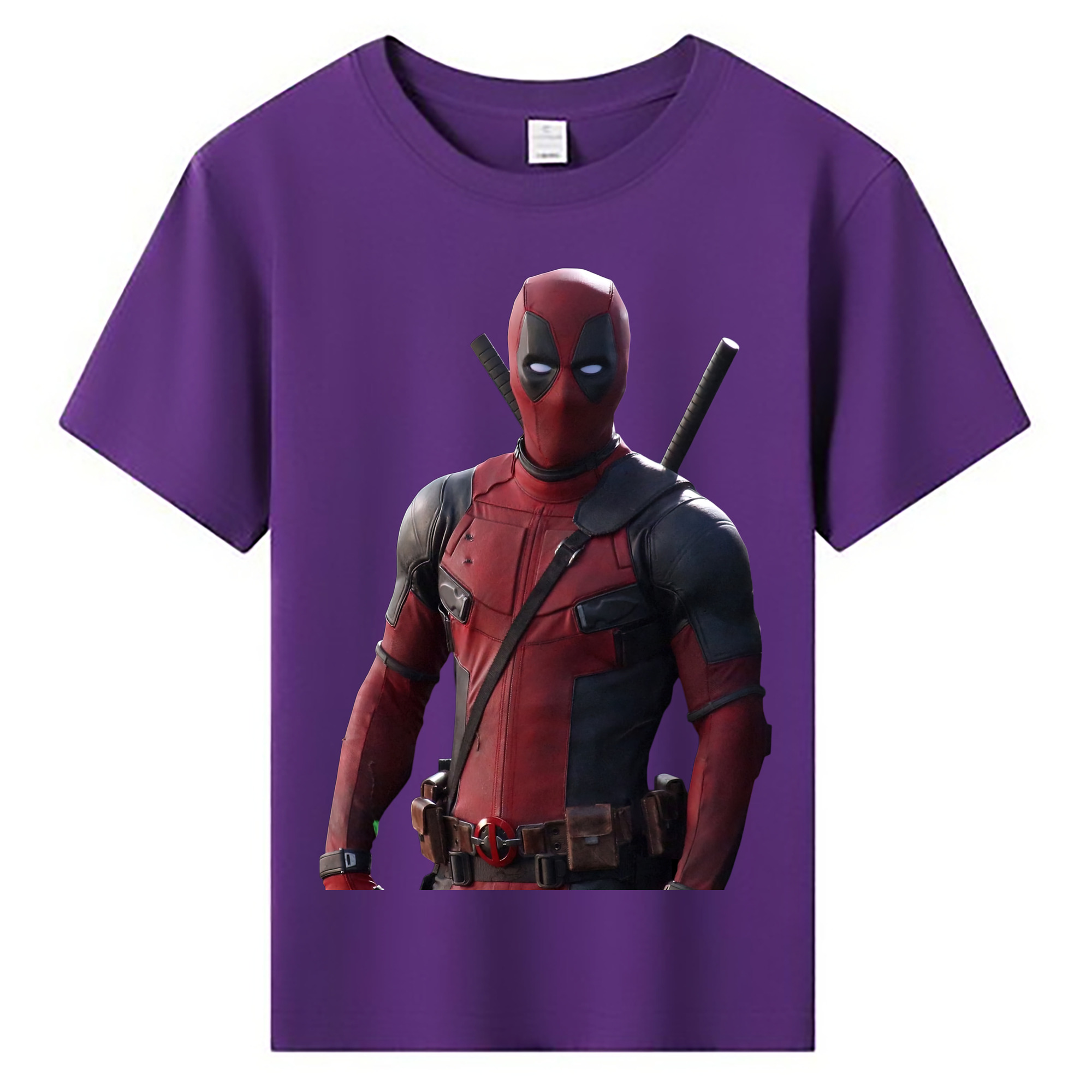 （画像用） Deadpool デッドプール 綿100％キッズTシャツ（フロントプリント）