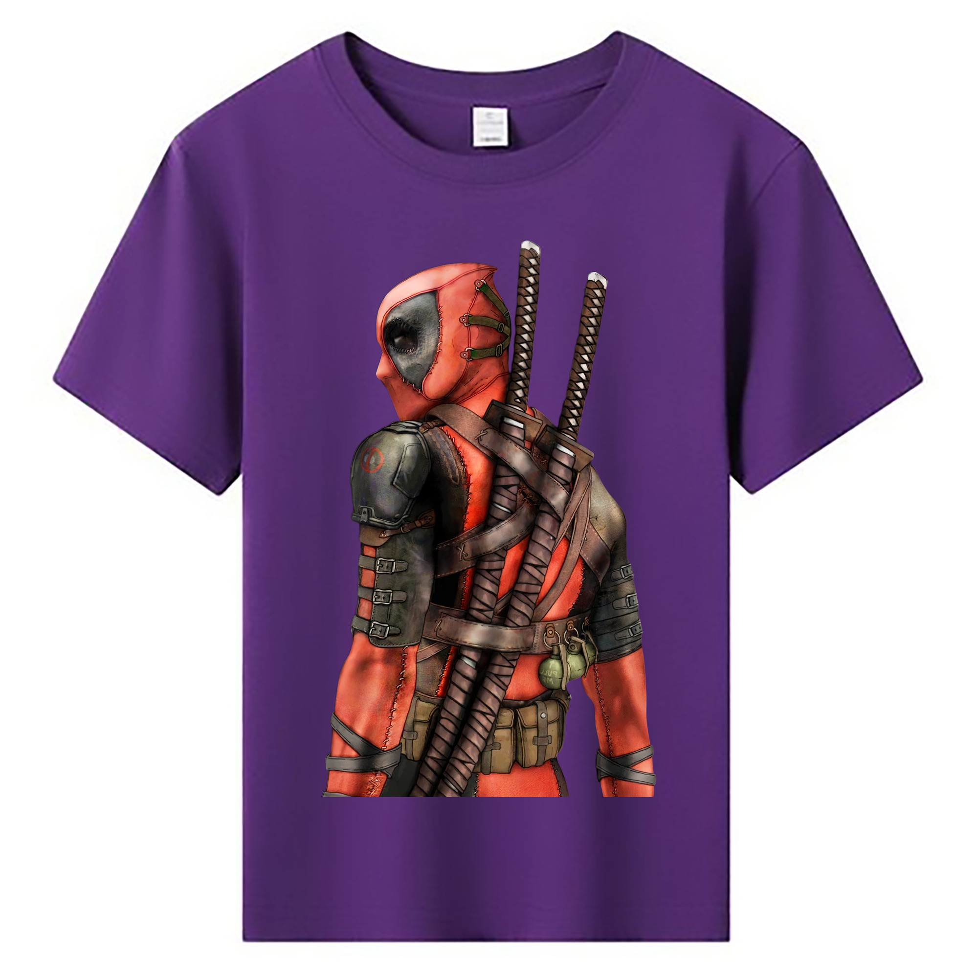 （画像用） Deadpool デッドプール 綿100％キッズTシャツ（フロントプリント）